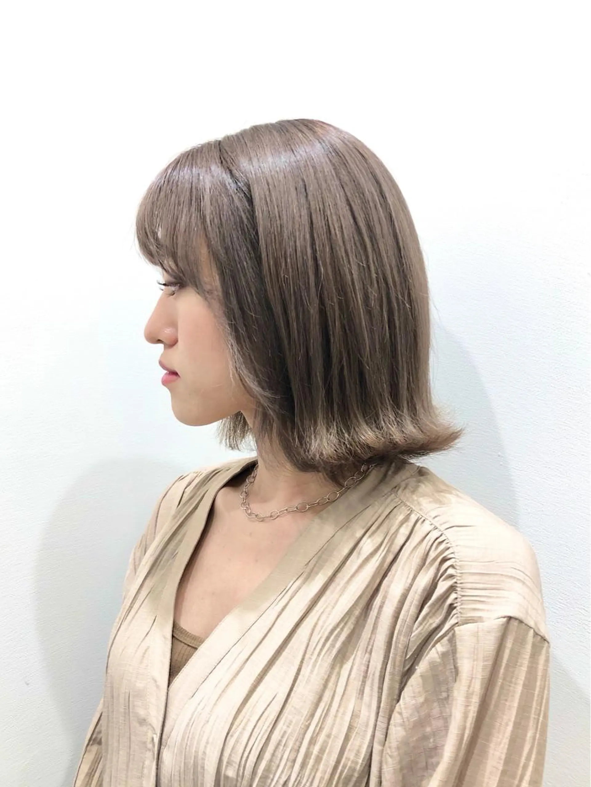 ミディアム カラー パーマ ヘアアレンジ メンズ キッズ アッシュ ケアカラー ミルクティーアッシュ 外ハネヘア カット ヘアカラー トリートメント GOTODAY SHAiRE SALON (原宿本店)所属・stylist 🎀 kanaのその他イメージ