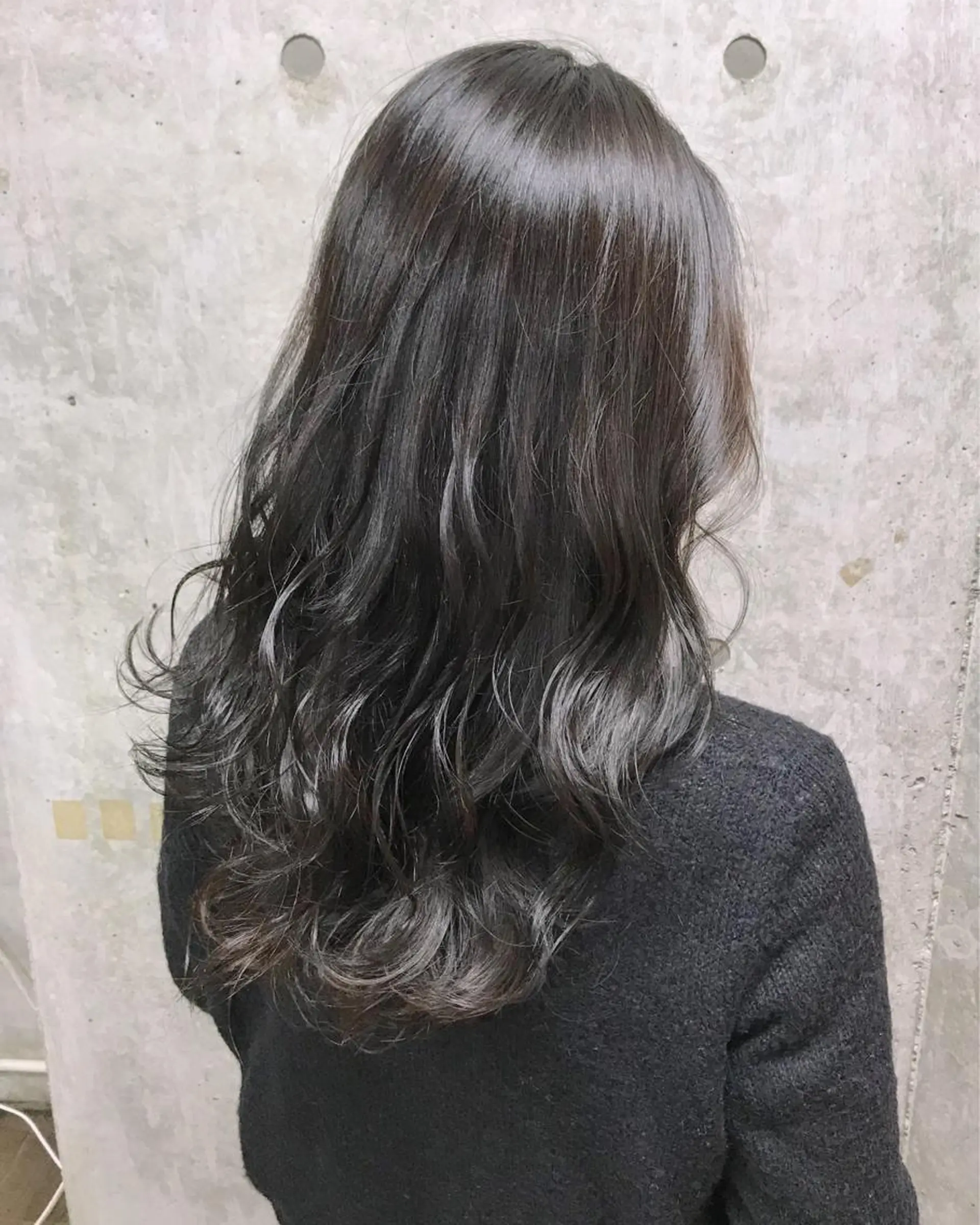 ロング カラー アッシュ ブルーカラー ブルーアッシュ Satsuki ✂︎♡のヘアスタイル