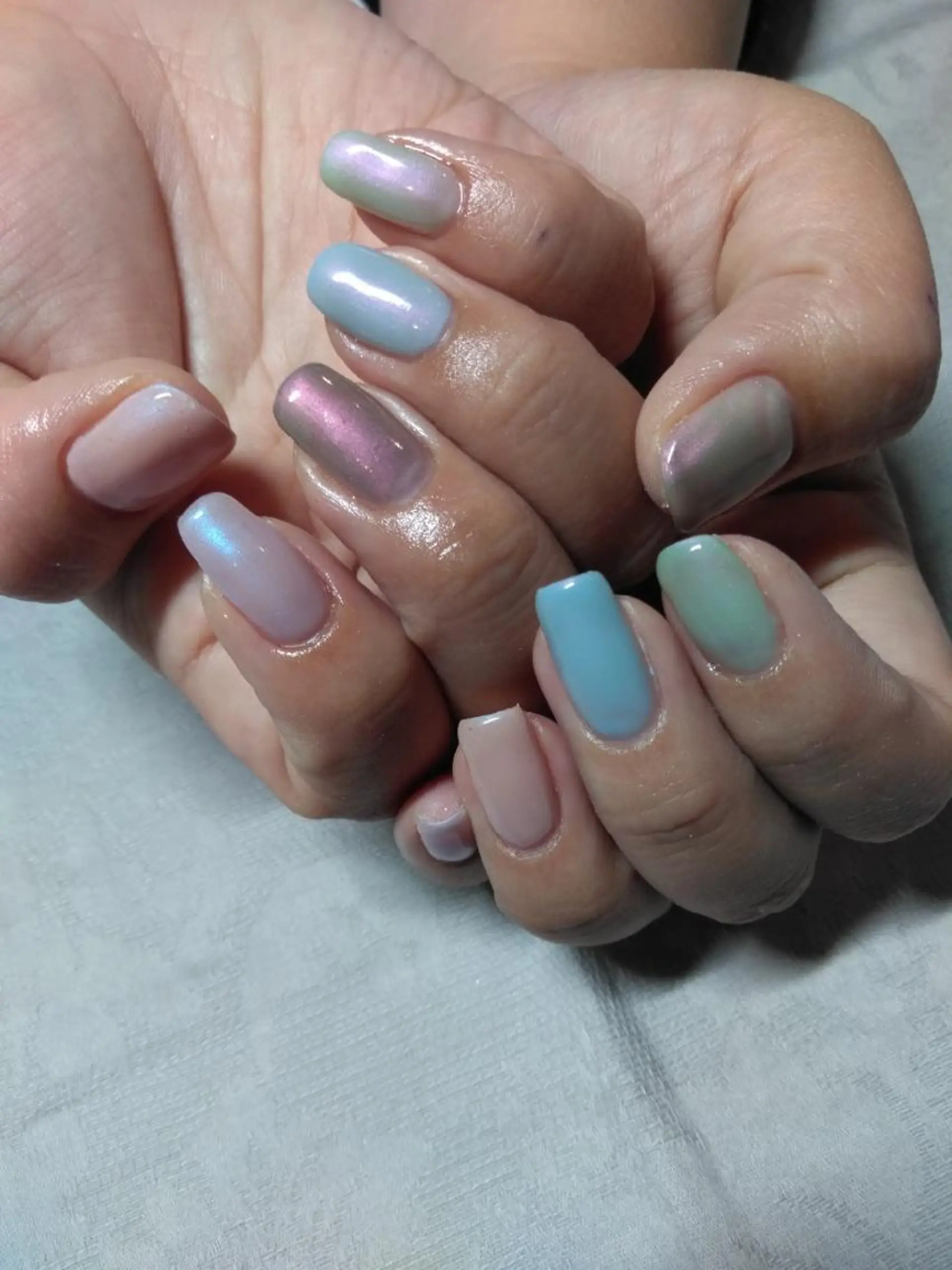 ネイル グラデーション ワンカラーネイル lylynail YUUKAのネイルデザイン