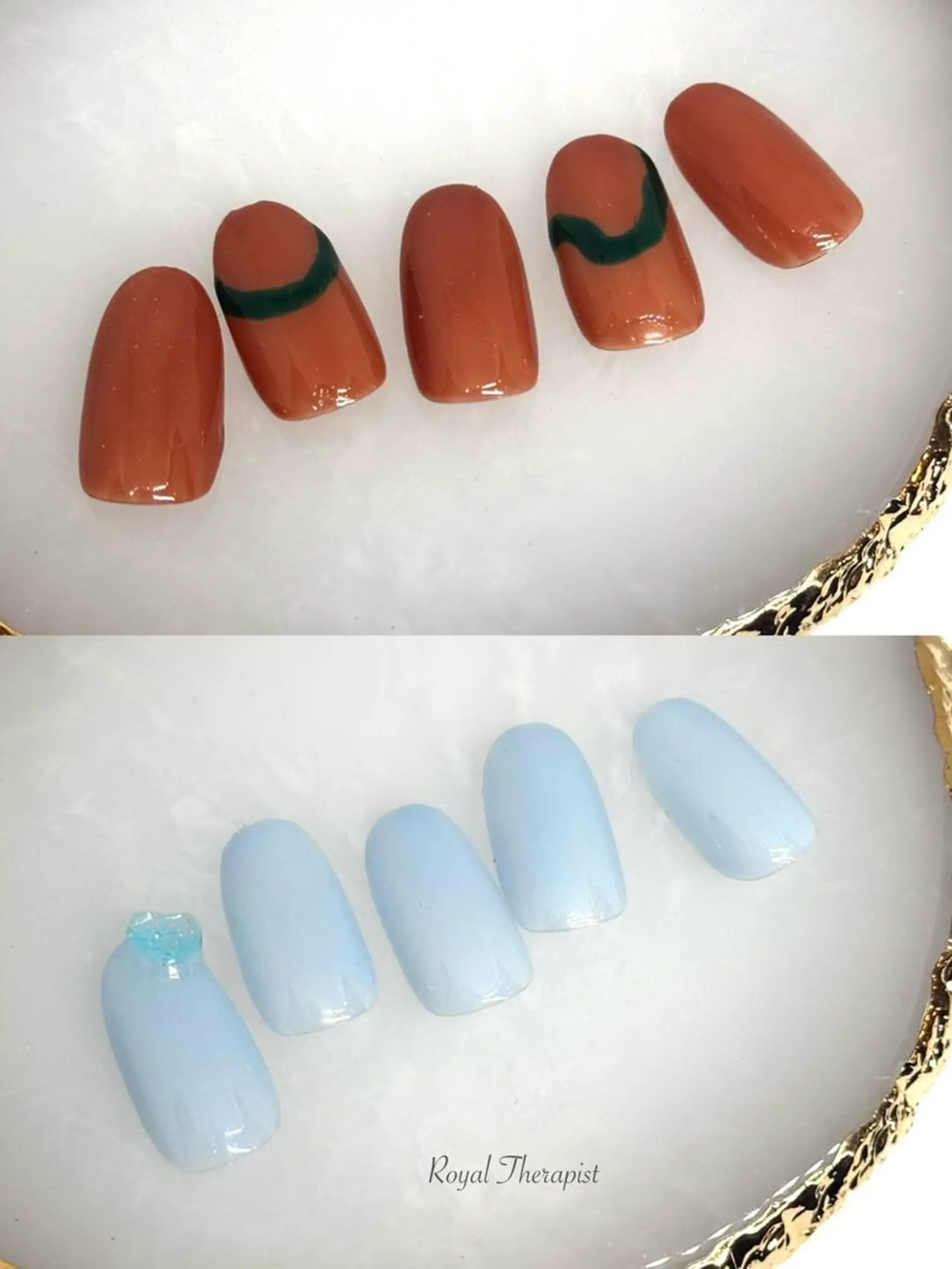 ネイル 長さ出し フラッシュネイル フットネイル フレンチネイル ジェルネイル 【山岡】 ロイヤル•セラピストのネイルデザイン