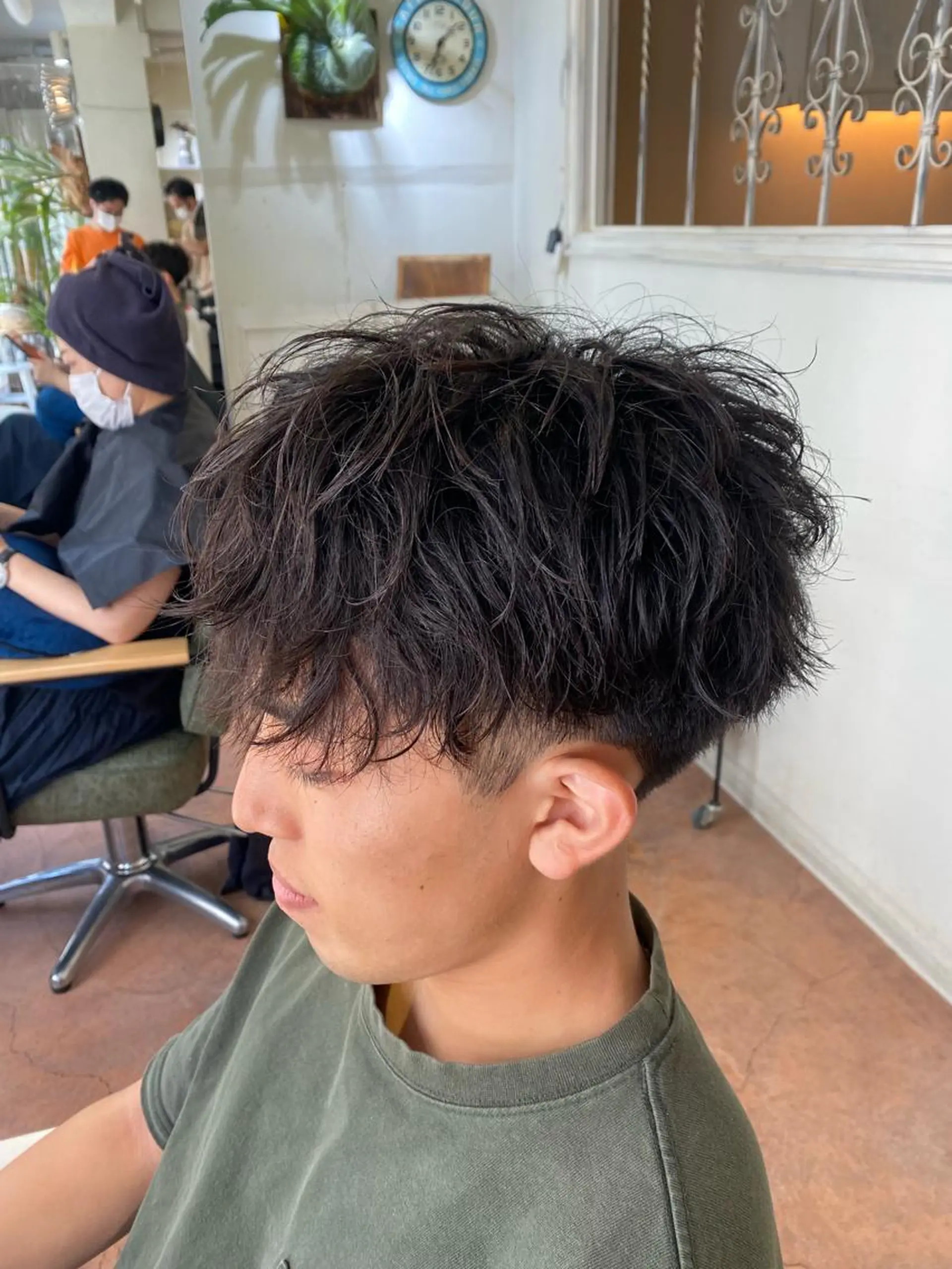 ショート パーマ メンズ 【メンズ特化】 茅野　洋介のヘアスタイル