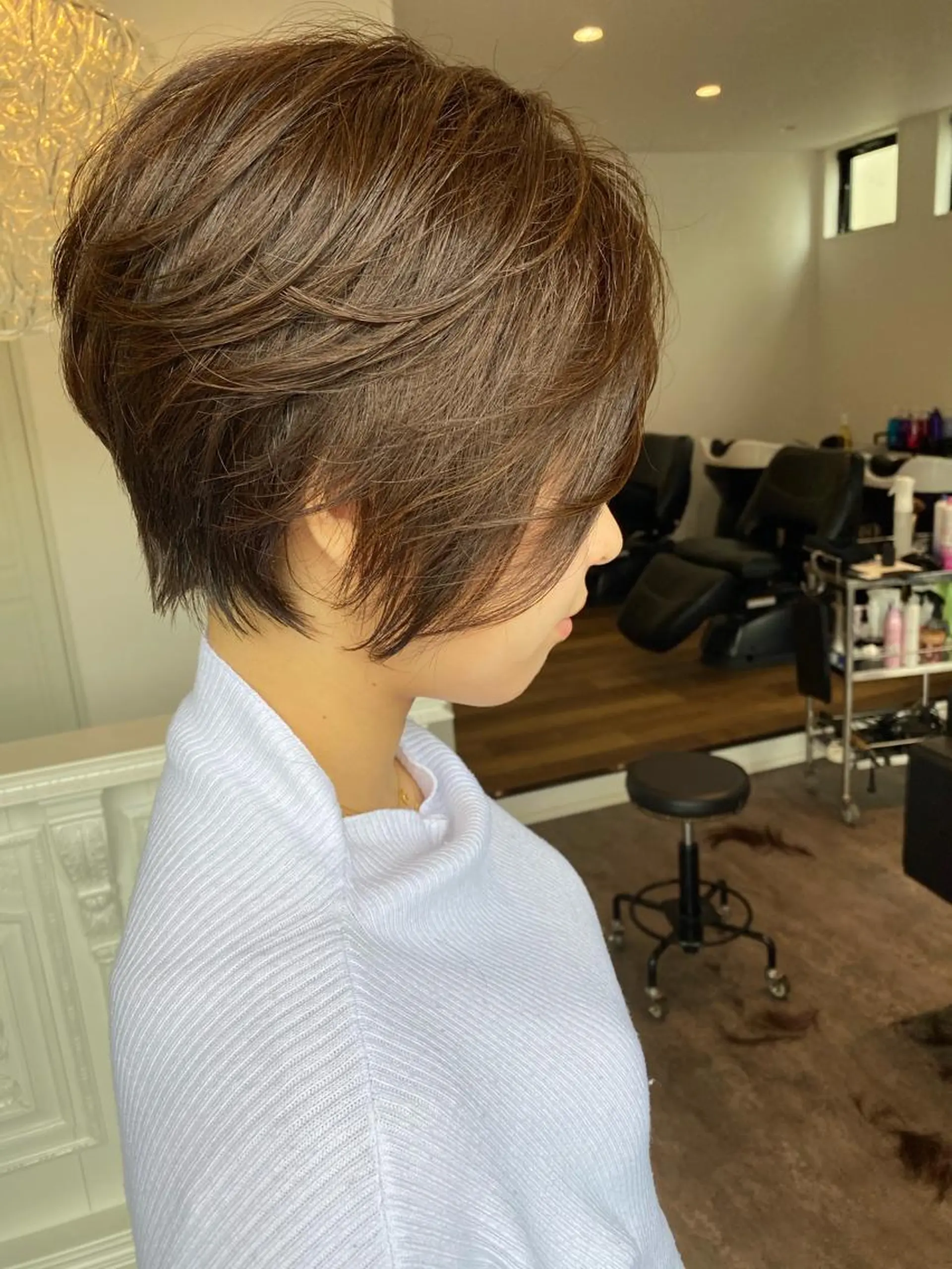 ショート カラー ハンサムショート ショートヘア カット ヘアカラー トリートメント 成松 勇治のヘアスタイル