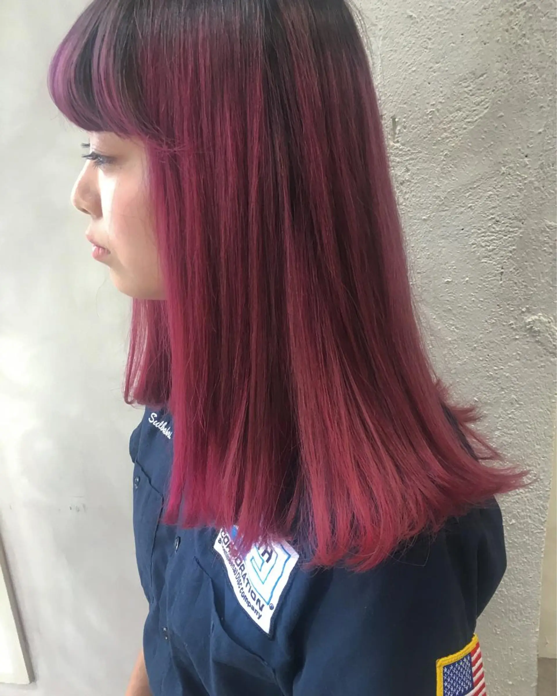 セミロング カラー ヘアカラー トリートメント せこぐち まいのヘアスタイル