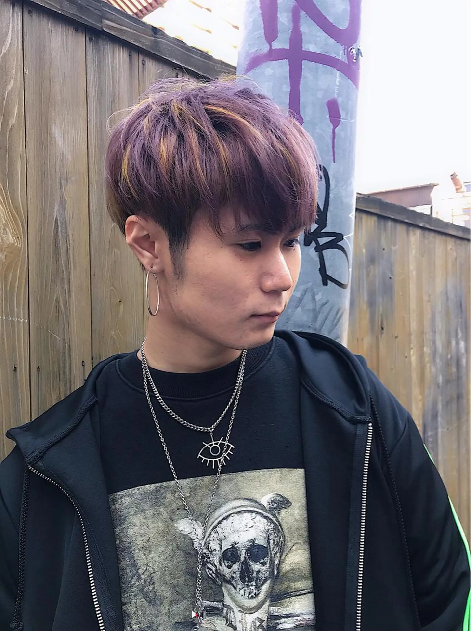 ショート カラー メンズ 山下 亮輔のヘアスタイル