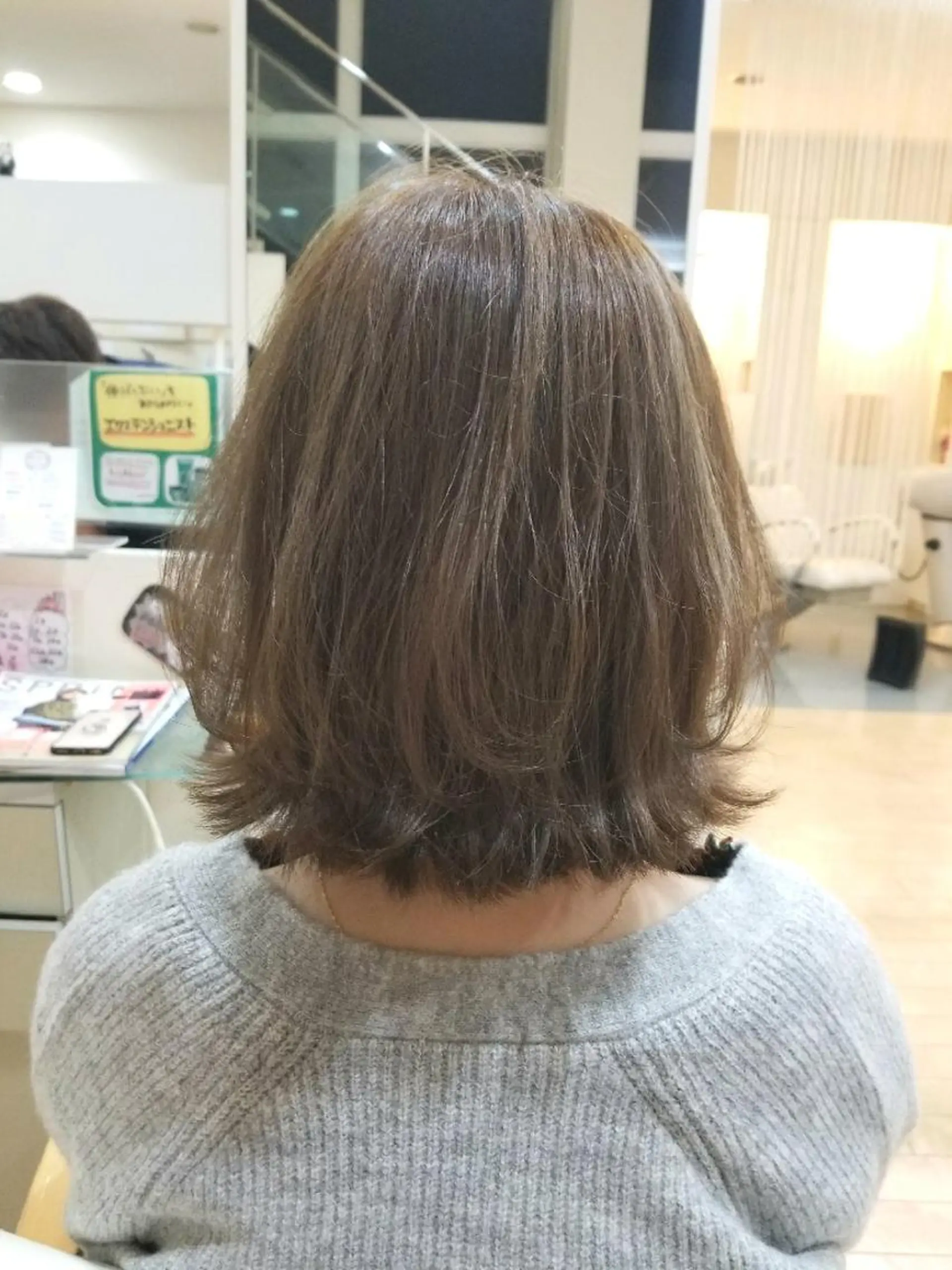ミディアム パーマ 関口 友菜のヘアスタイル