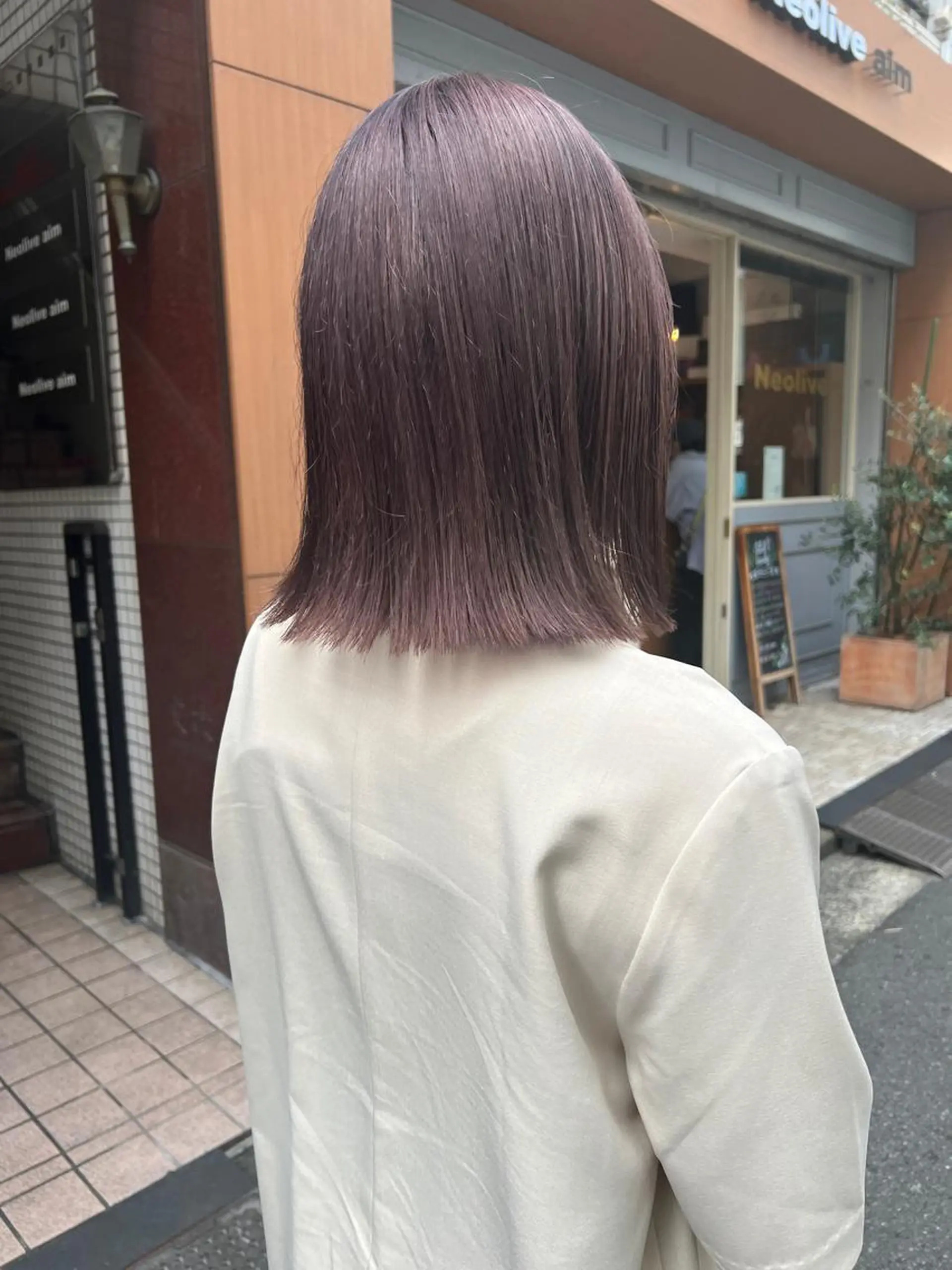 ミディアム カラー ヘアアレンジ ブリーチ 🌿ショート🌿 パーマ🌿淳平のヘアスタイル