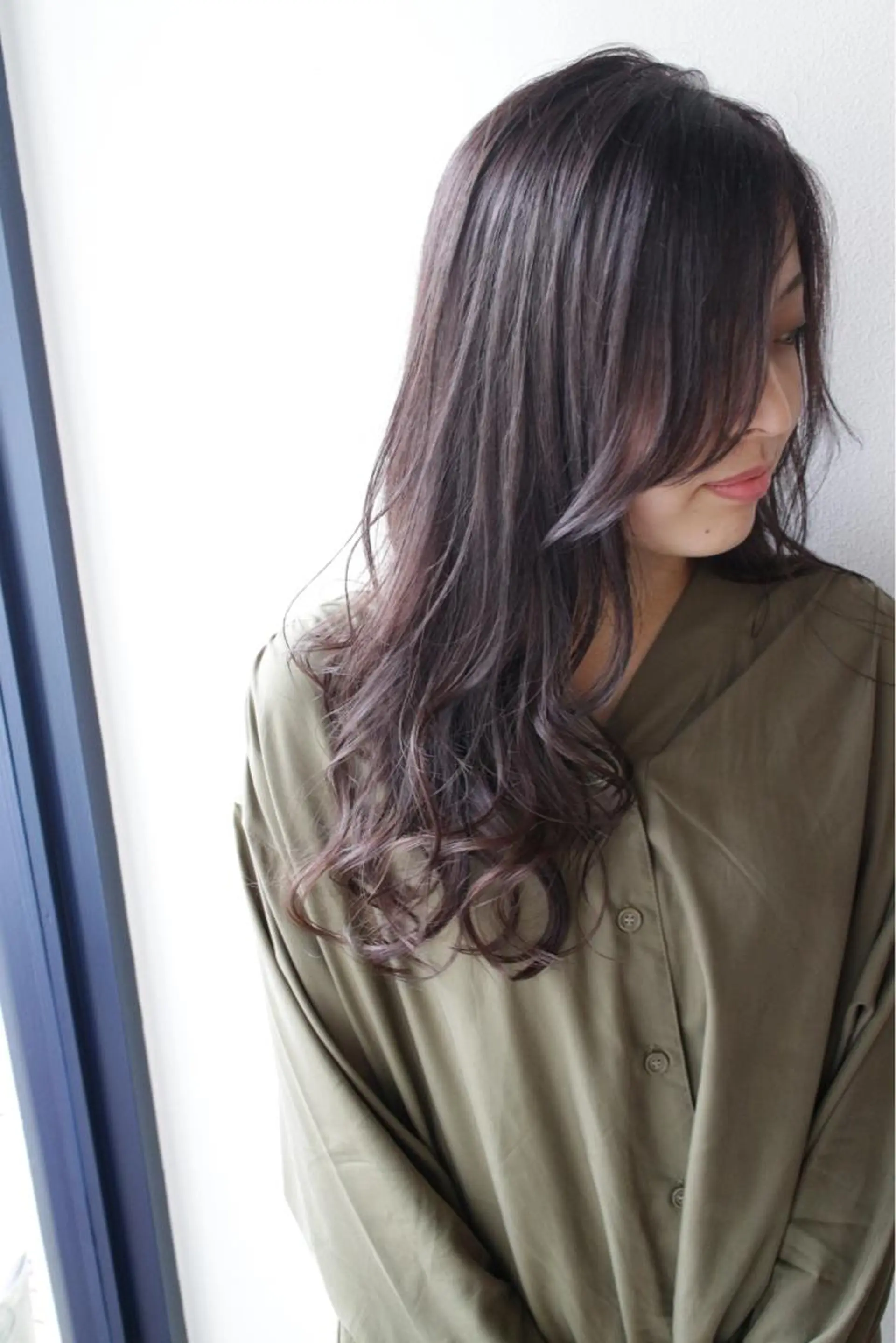 ロング カラー 透明感カラー トリートメント カット ヘアカラー トリートメント 吉本 知弘のヘアスタイル