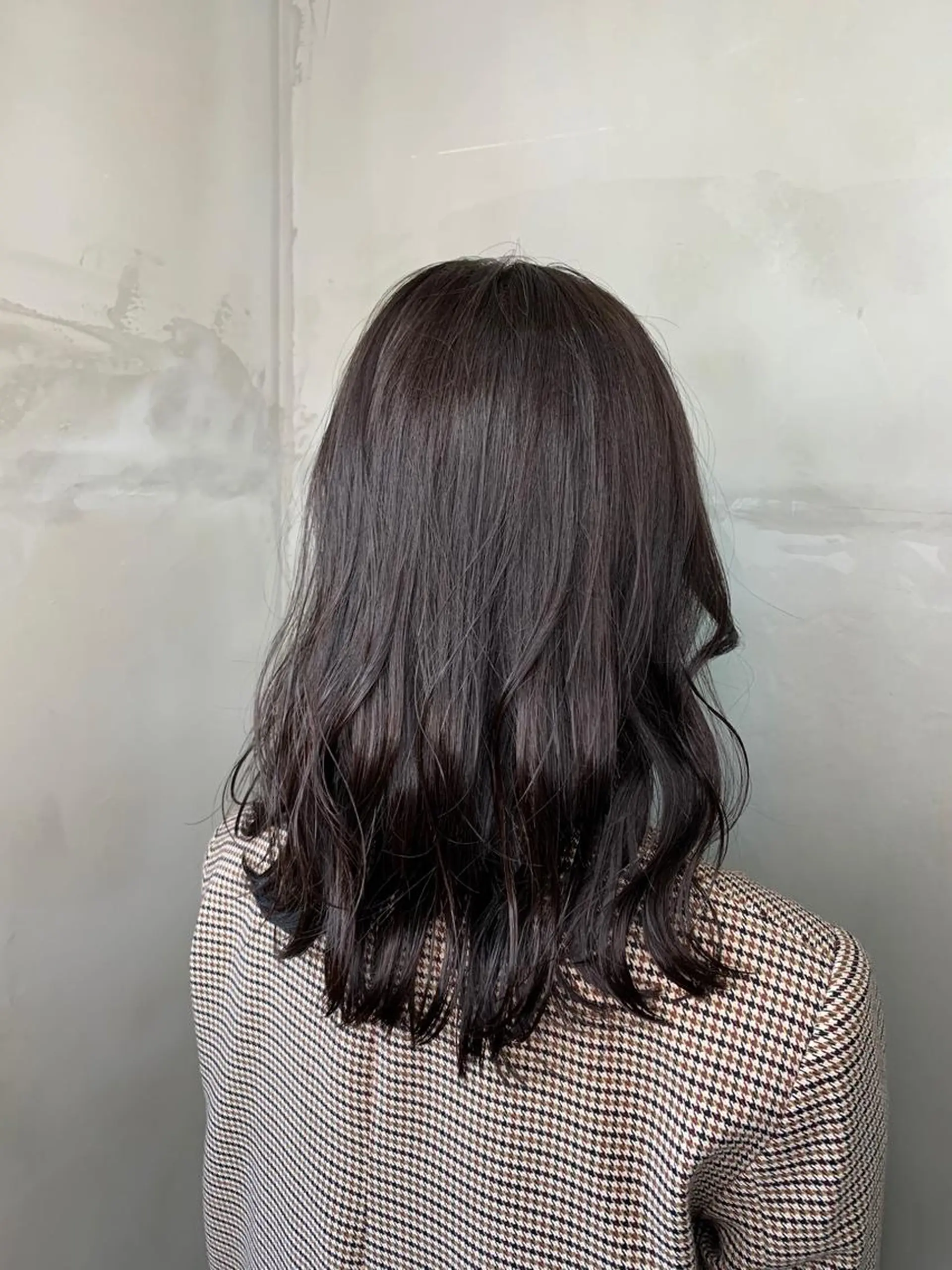 セミロング カラー アッシュ バレイヤージュ ベージュカラー ブロンド ブルーカラー カット ヘアカラー トリートメント レイヤーカット/ 艶カラー/RYOMAのヘアスタイル