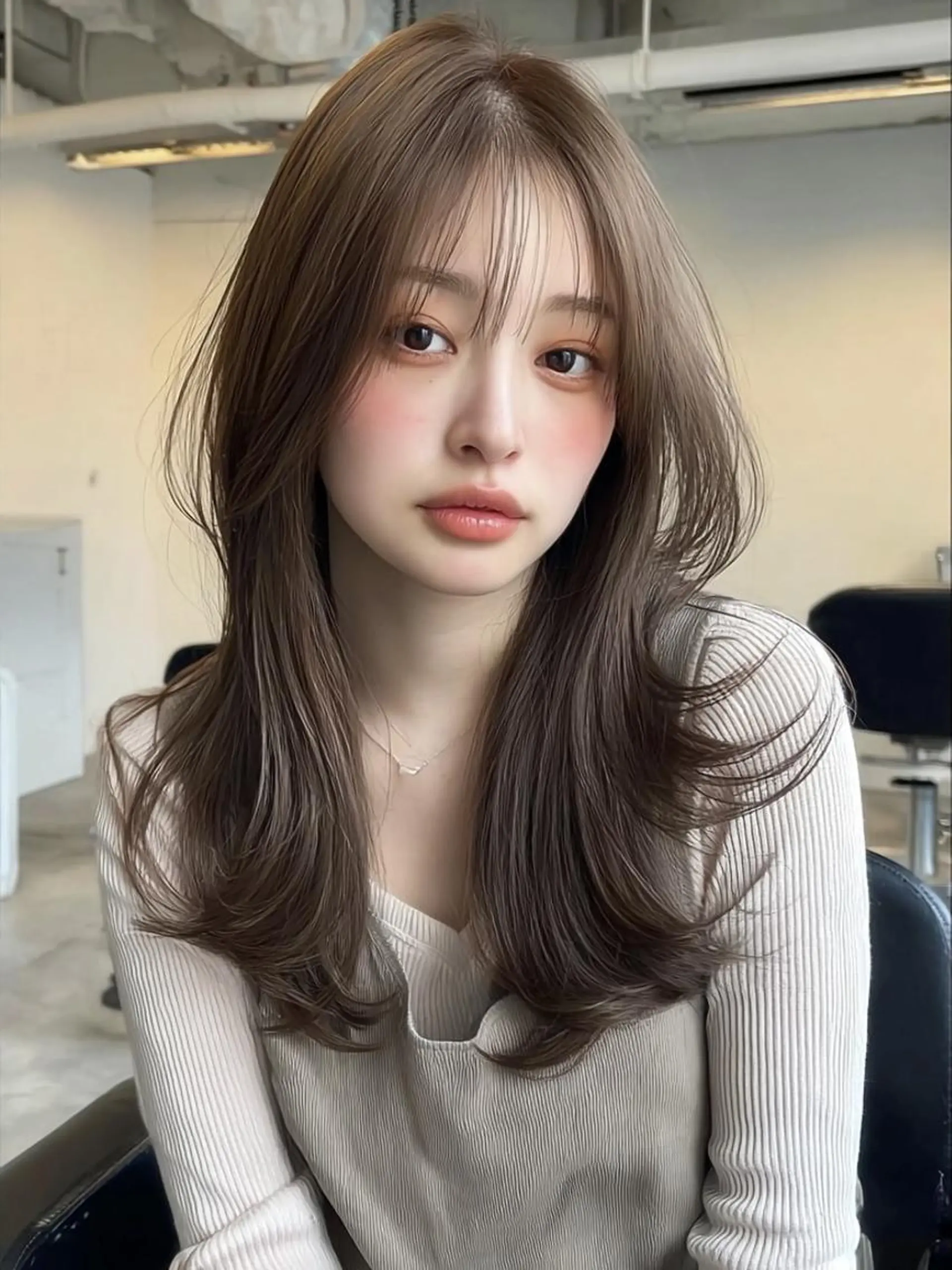 セミロング ボブ 外国人風カラー カット ヘアカラー トリートメント 🎀透明感カラー/ yuka🎀のヘアスタイル