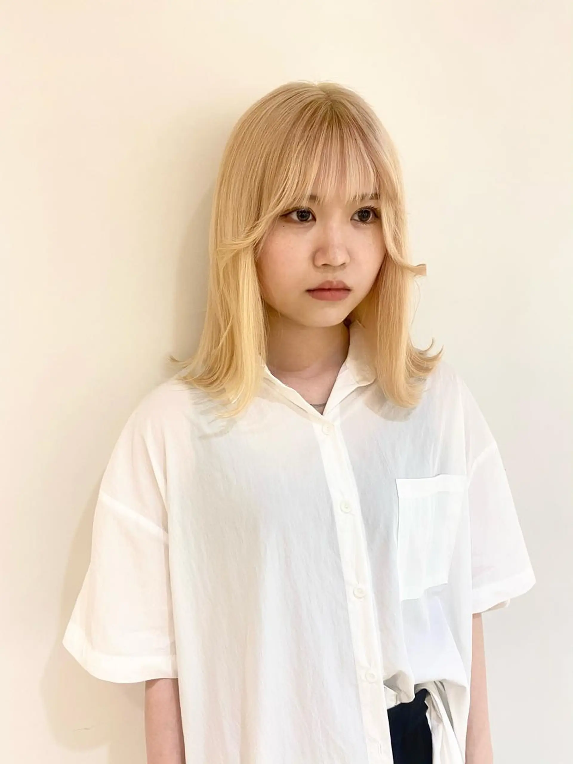 カラー ブリーチ サイレント美容師 アイリィのヘアスタイル
