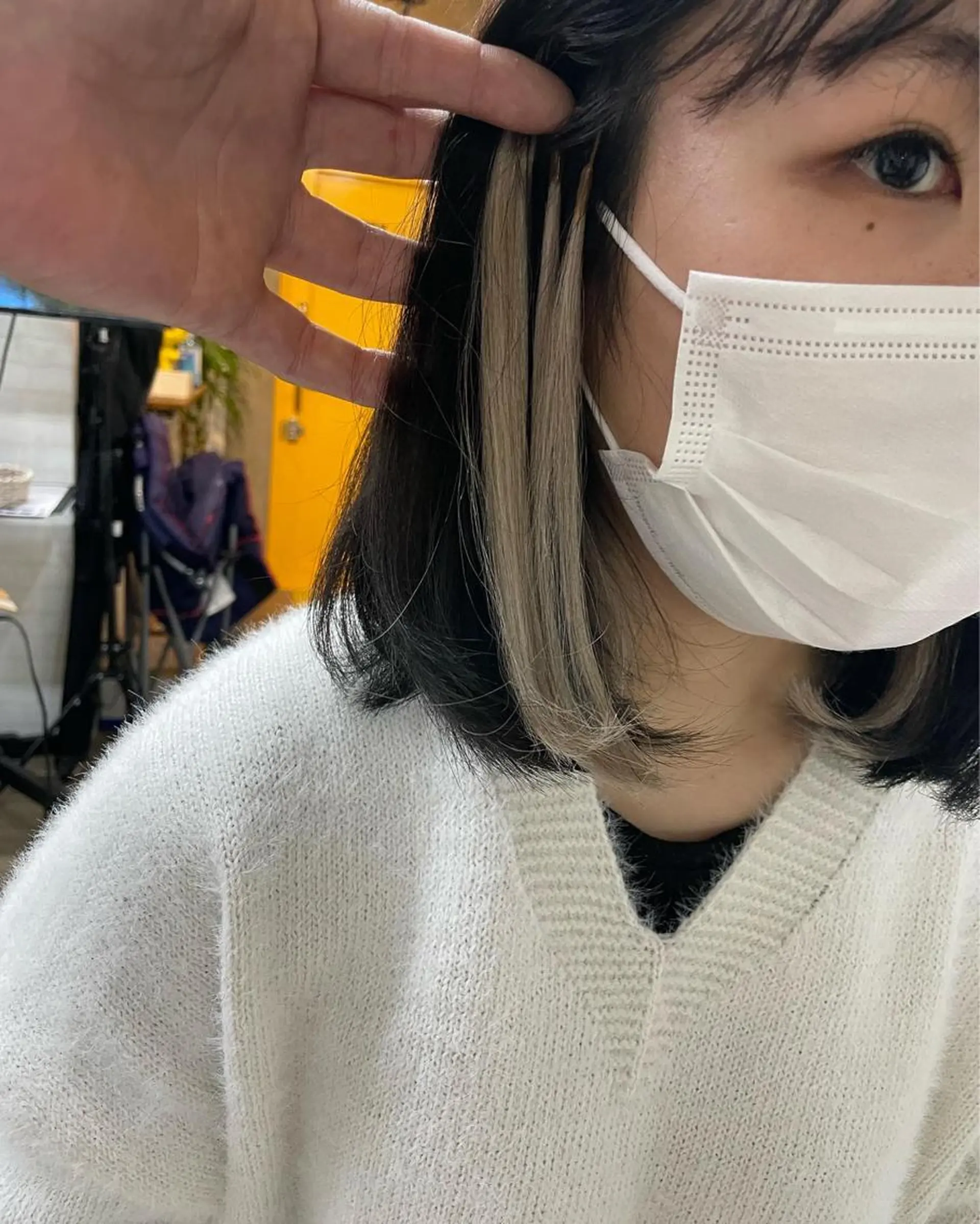 プルエクステ/潤艶 最強矯正/西野入のヘアスタイル