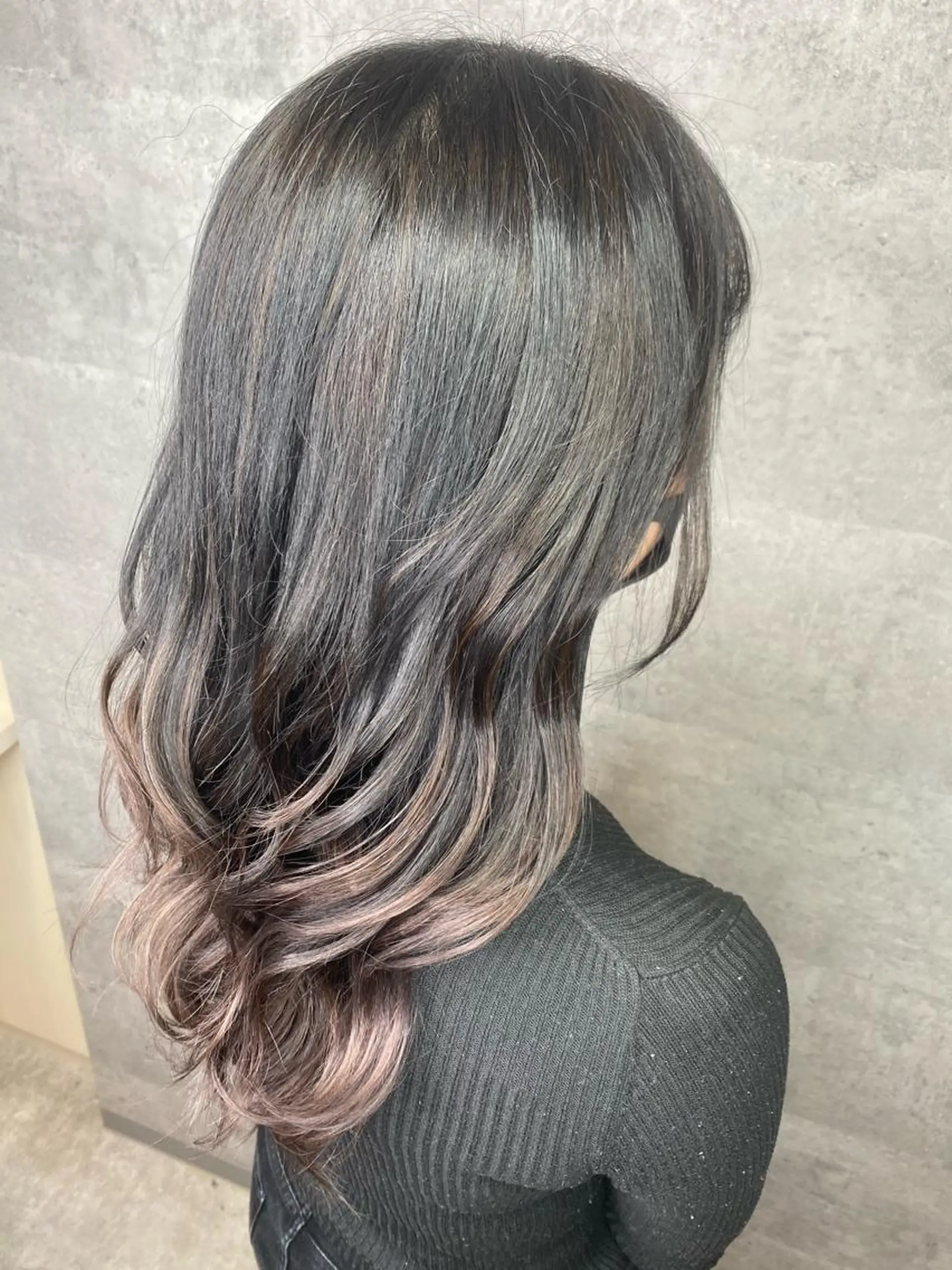 ロング カラー 🌿海山龍馬🌿前髪 /顔まわり/レイヤーのヘアスタイル