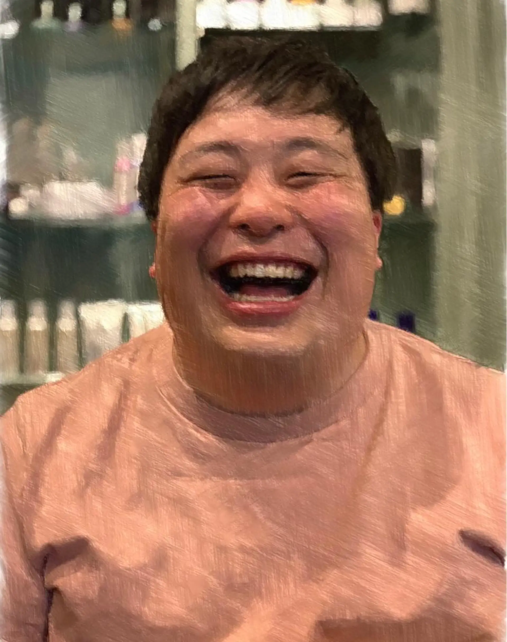 ミディアム 織田 一樹のヘアスタイル