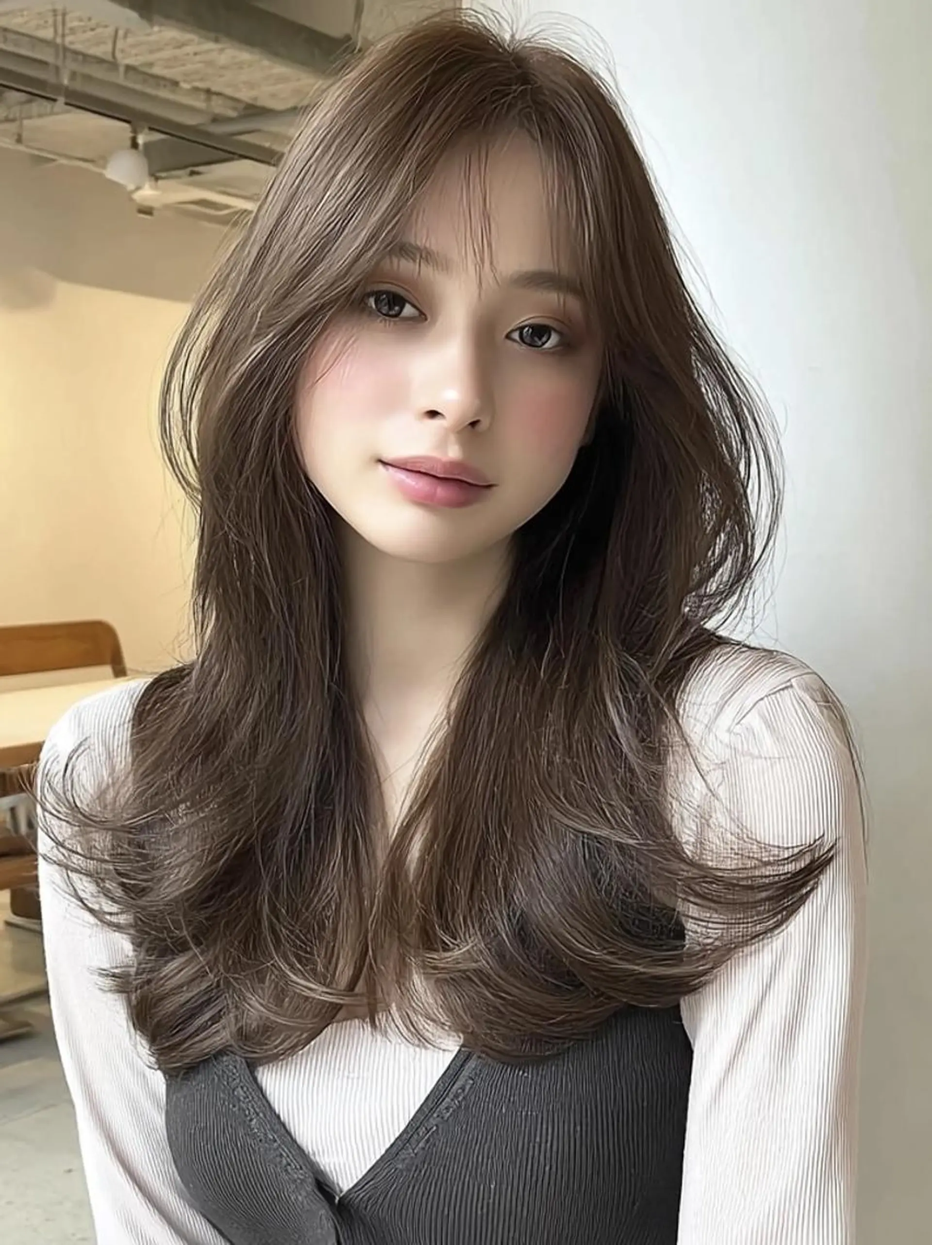 セミロング ボブ 外国人風カラー カット ヘアカラー トリートメント 🎀透明感カラー/ yuka🎀のヘアスタイル