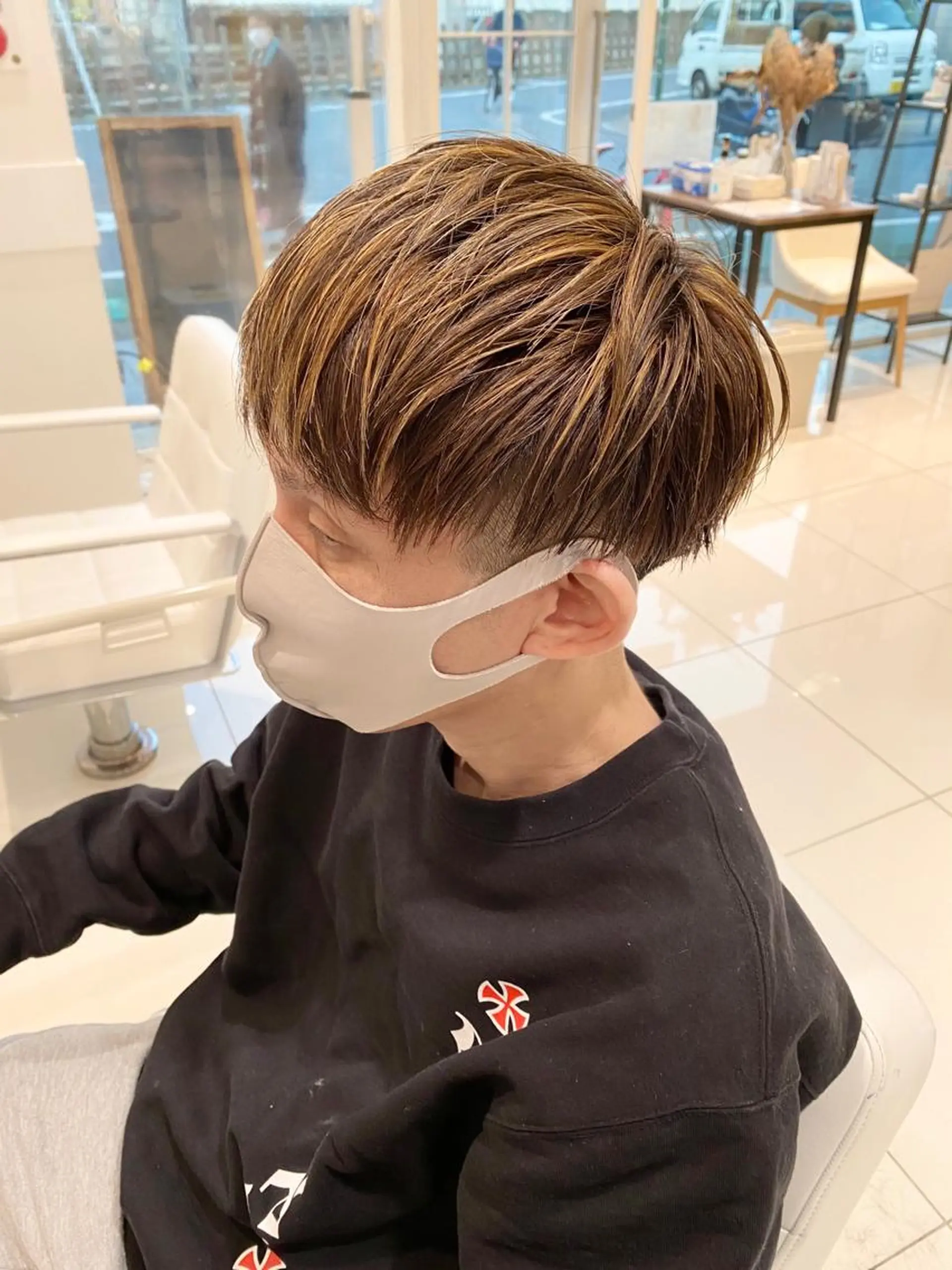 メンズ ウルフカット ハッシュカット/七海のヘアスタイル