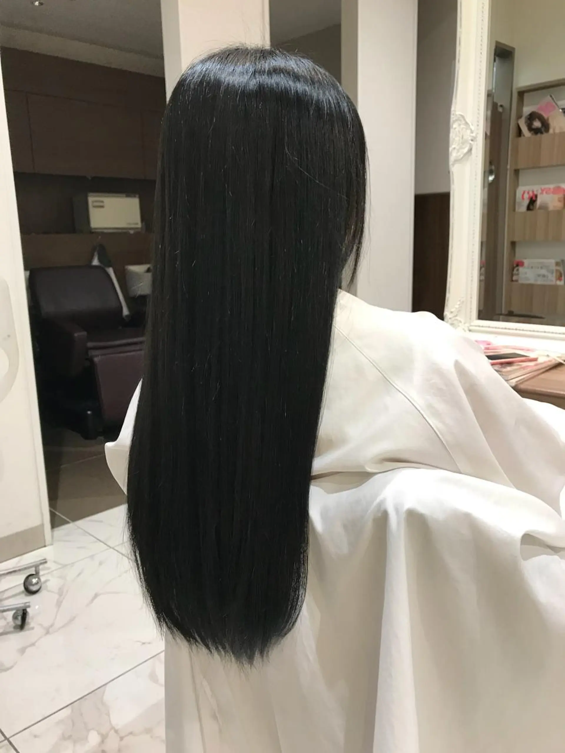 ロング カラー イルミナカラー 【メンズ縮毛矯正】 田中秀斗のヘアスタイル