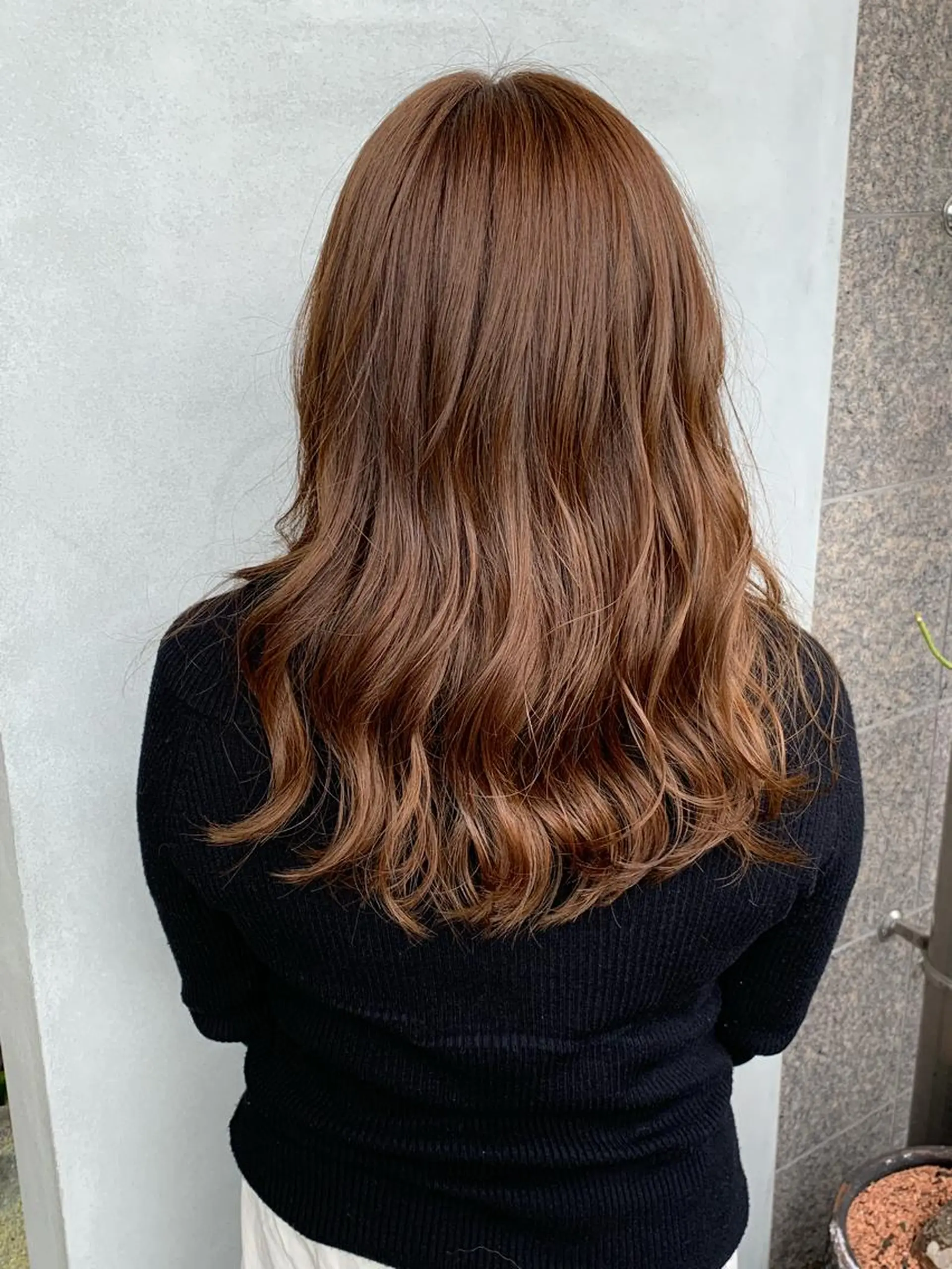 カラー ベージュカラー mu ku.のヘアスタイル