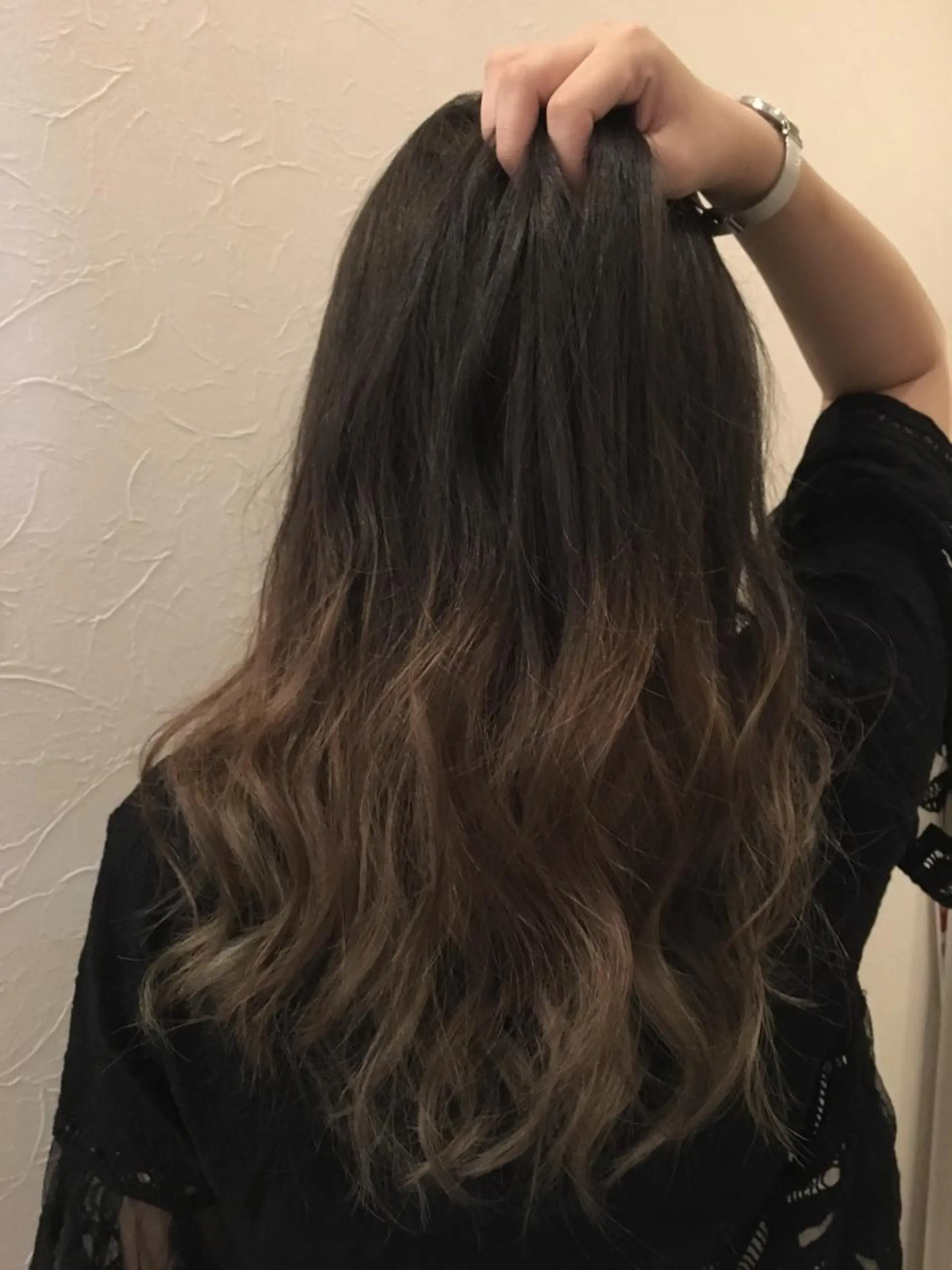 セミロング カラー ヘアアレンジ IVY villa Suzu.のヘアスタイル
