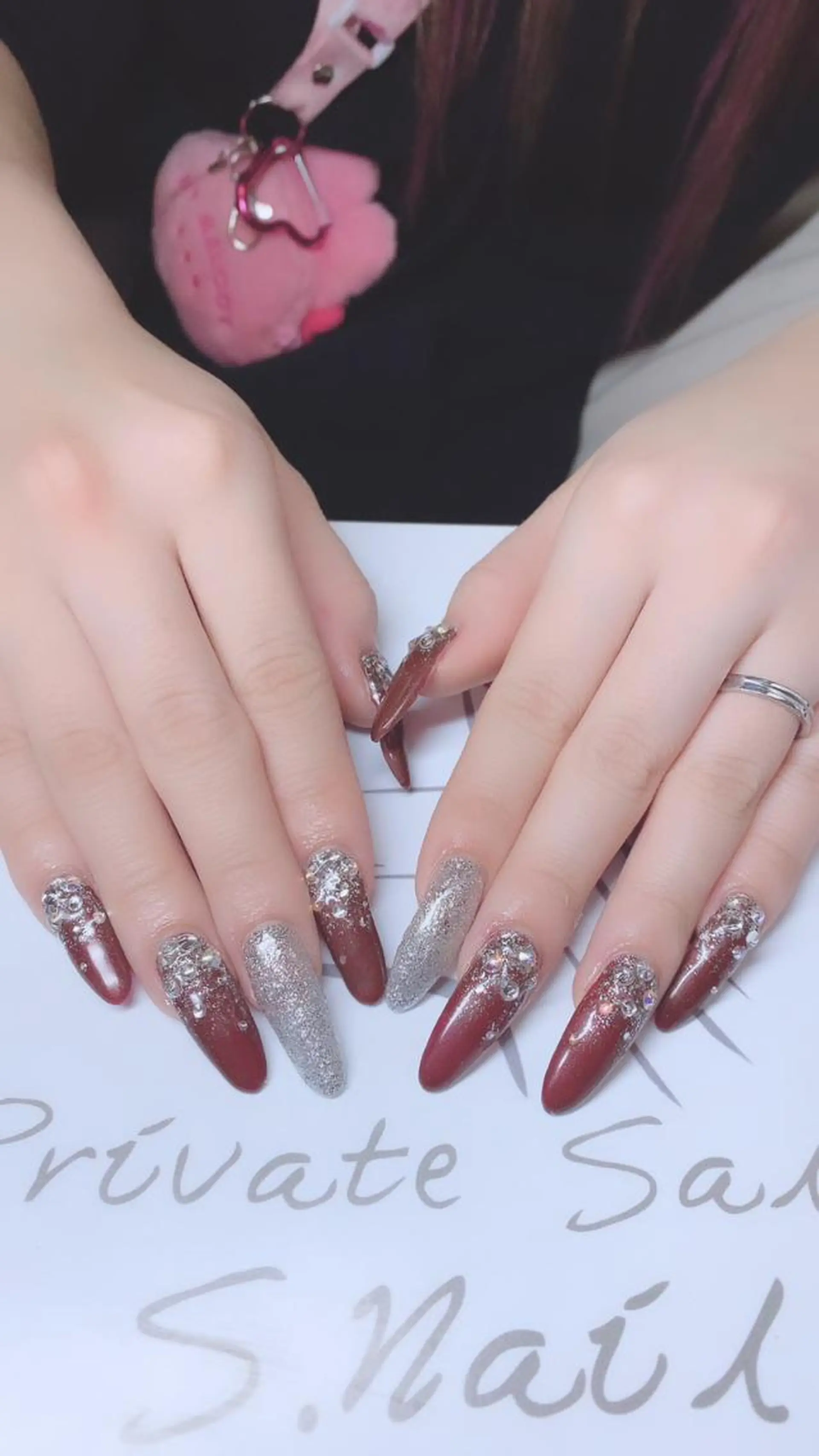 ネイル ハンドネイル 西大分S.Nail 𓏲⋆🪸.⋆⸜🫧のネイルデザイン