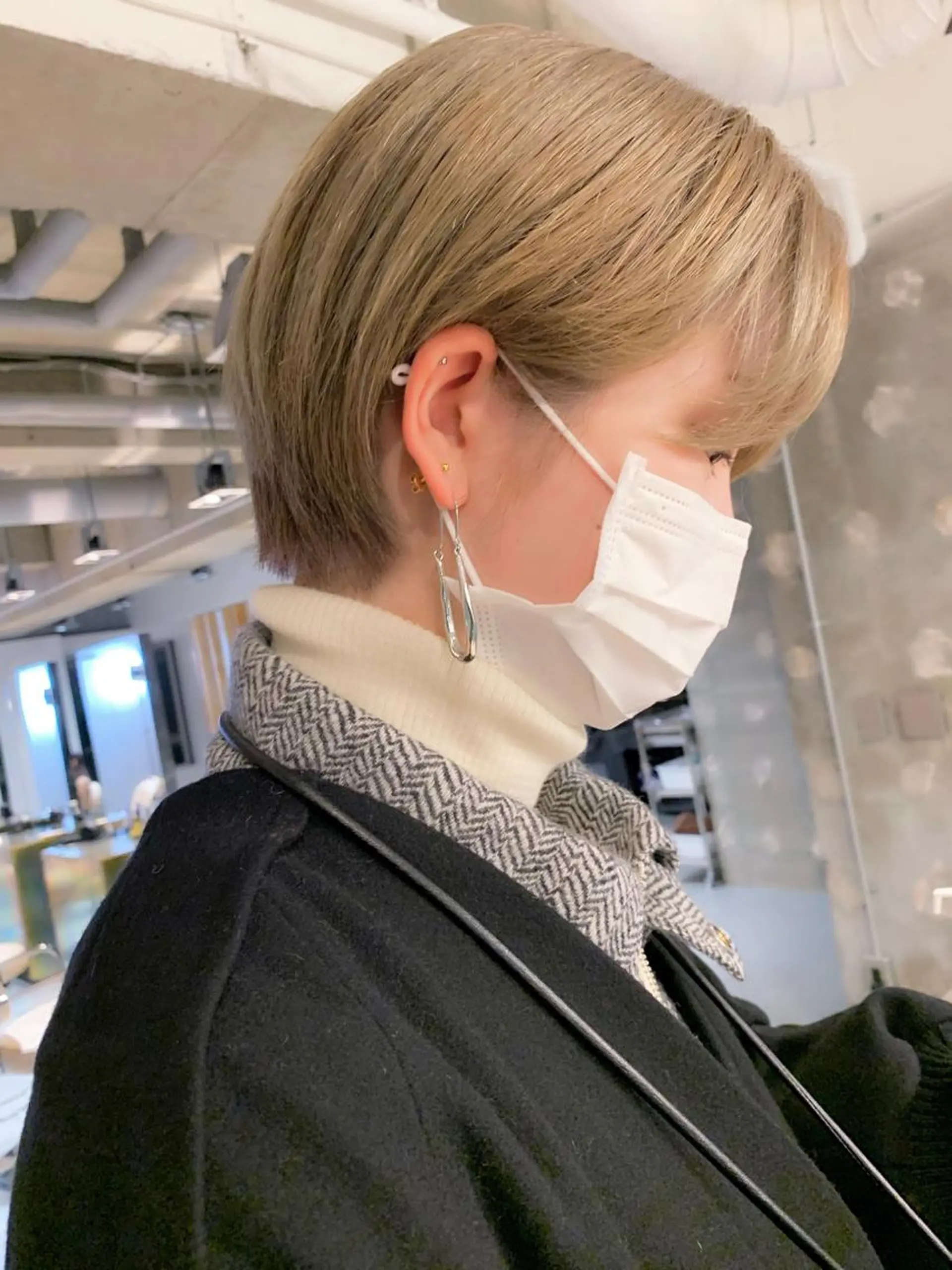 ショート カラー ブリーチ カット ヘアカラー トリートメント tension 【テンション】のヘアスタイル