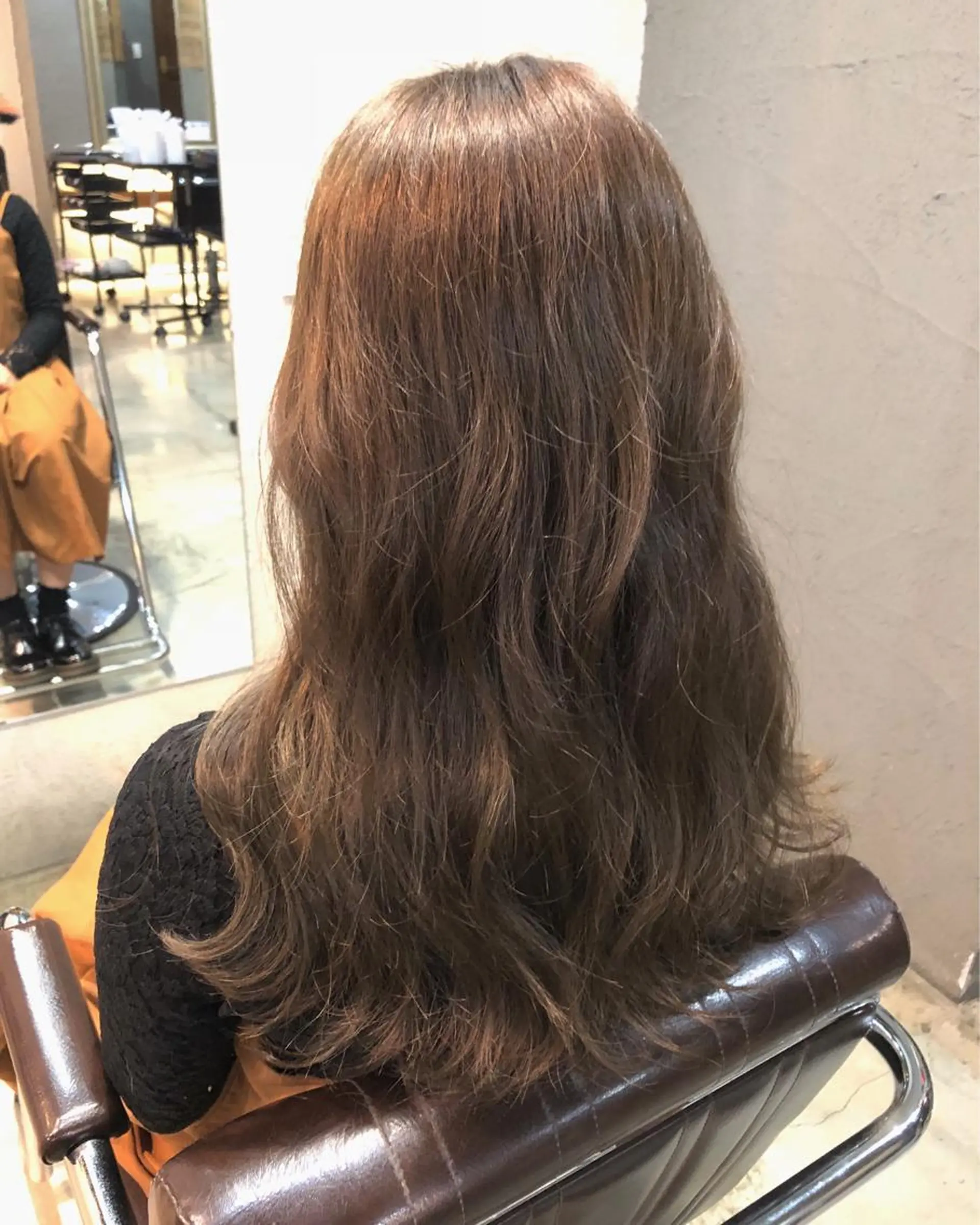 カラー ベージュカラー 後藤 陽花子のヘアスタイル