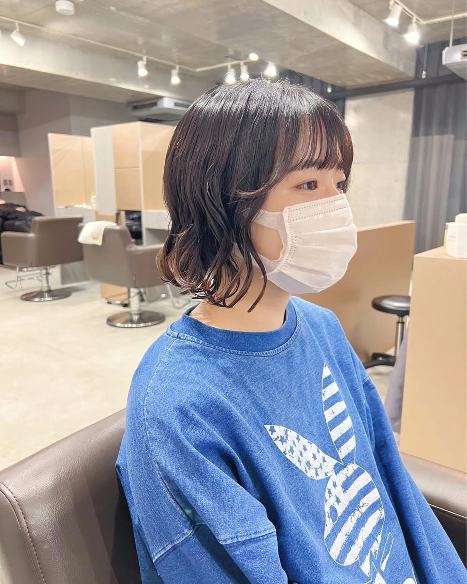 パーマ ボブパーマコテ巻き風 パーマNo1深江秀平のヘアスタイル