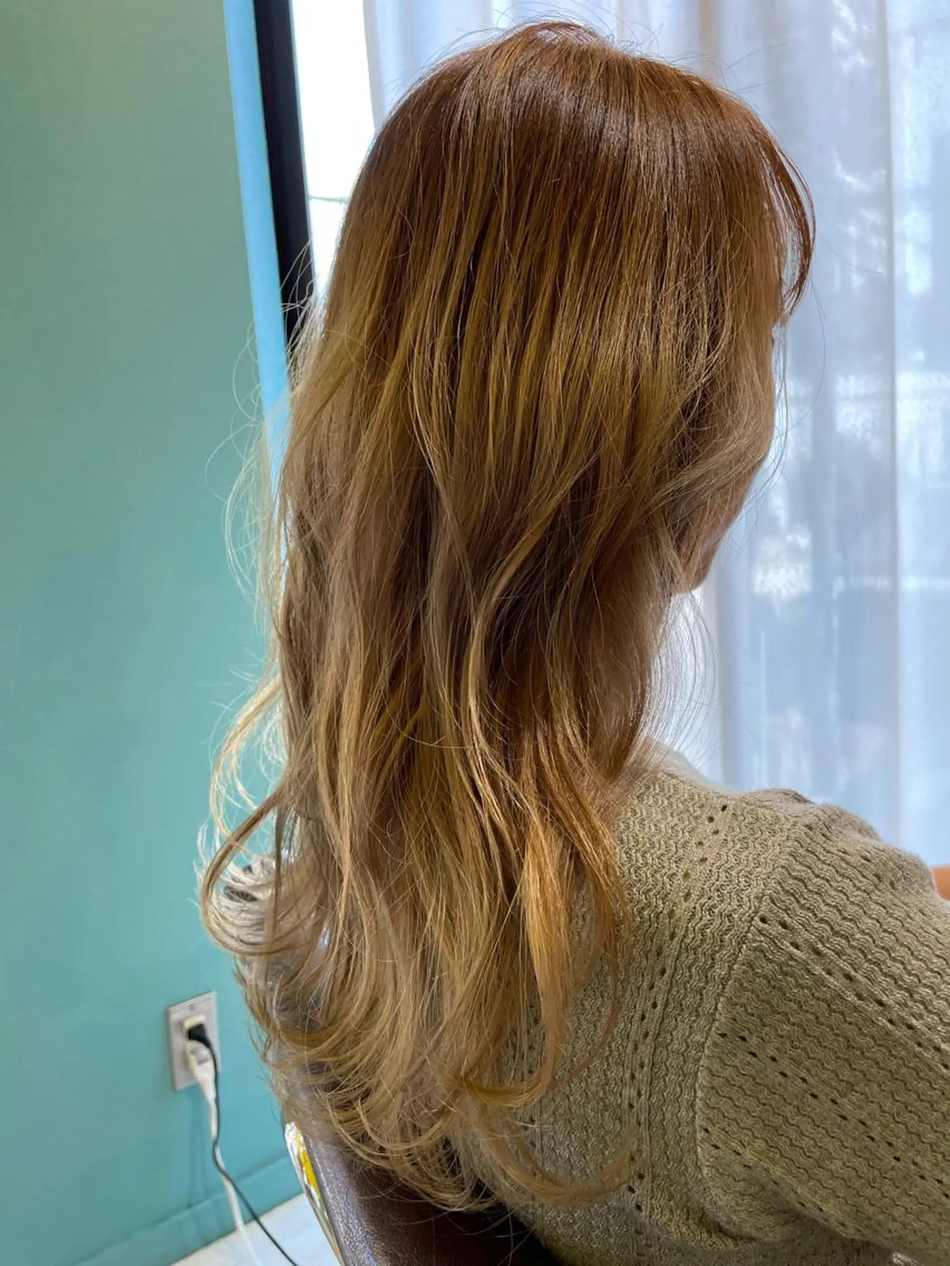 ロング ハイライト レイヤーカット ヘアカラー トリートメント Share  Salon  Reco【GARDEN】所属・末石 智のヘアスタイル