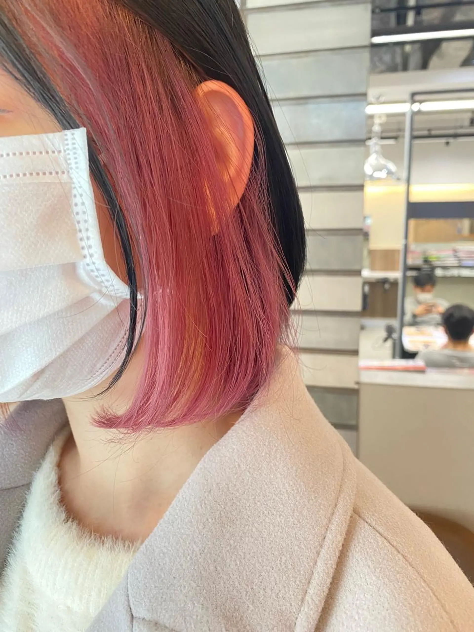 ショート カラー ヘアカラー トリートメント 艶カラー/ハイライト /レイヤー中島啓太のヘアスタイル