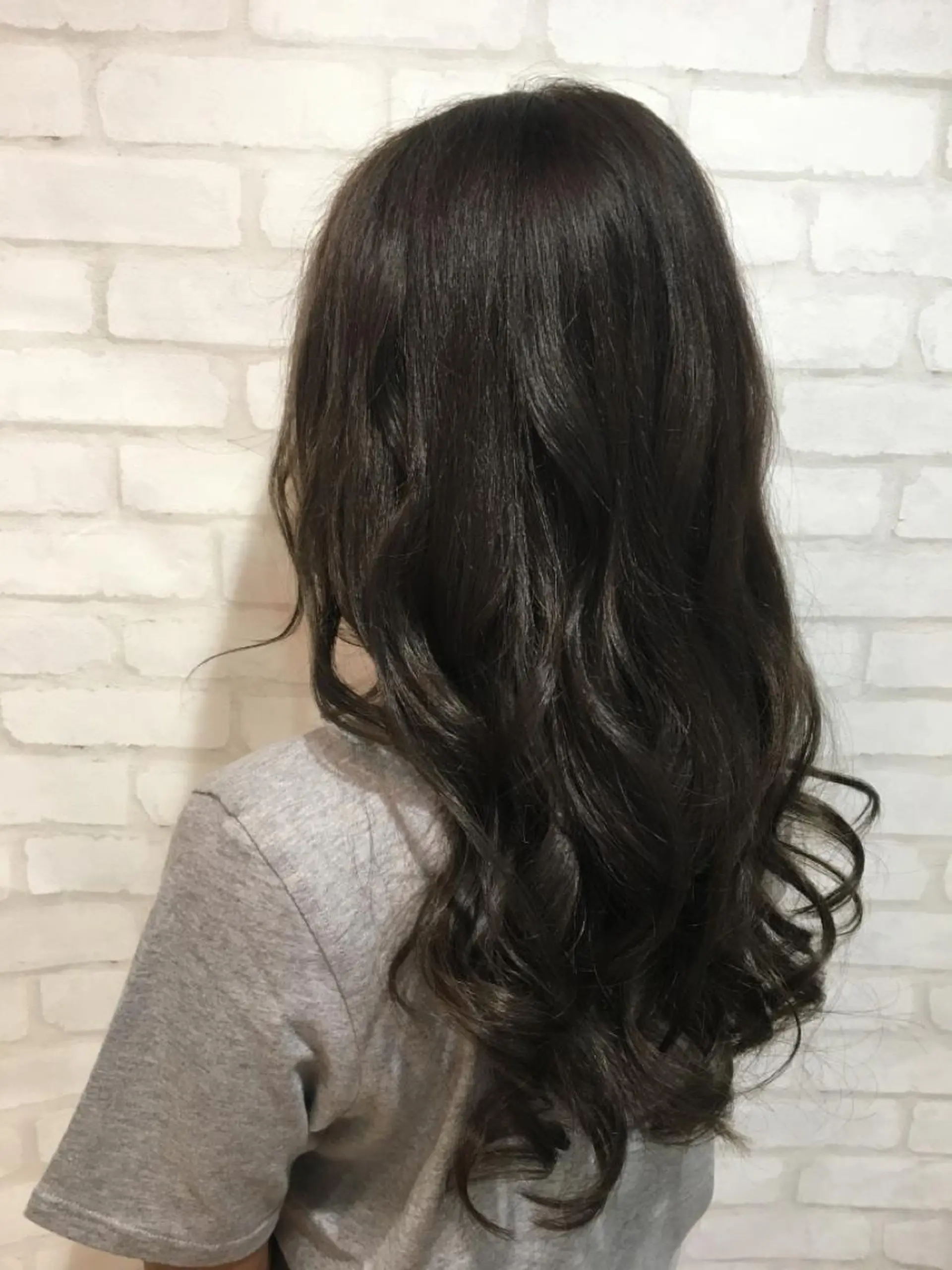セミロング カラー ブリーチ 透明感カラー グレージュ ブリーチなしカラー カラー専門美容師🫧 舘田千乃🫧のヘアスタイル