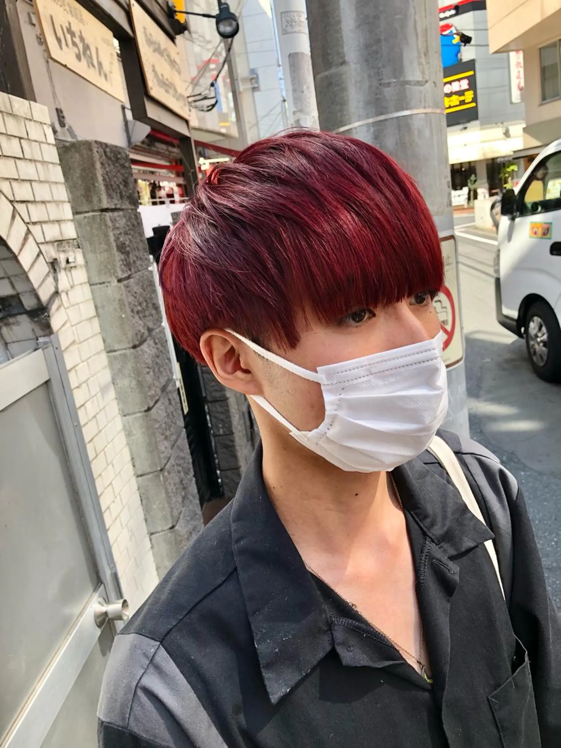 カラー メンズ ヘアカラー デザインカラー🎨 下北沢 / 磯部のヘアスタイル