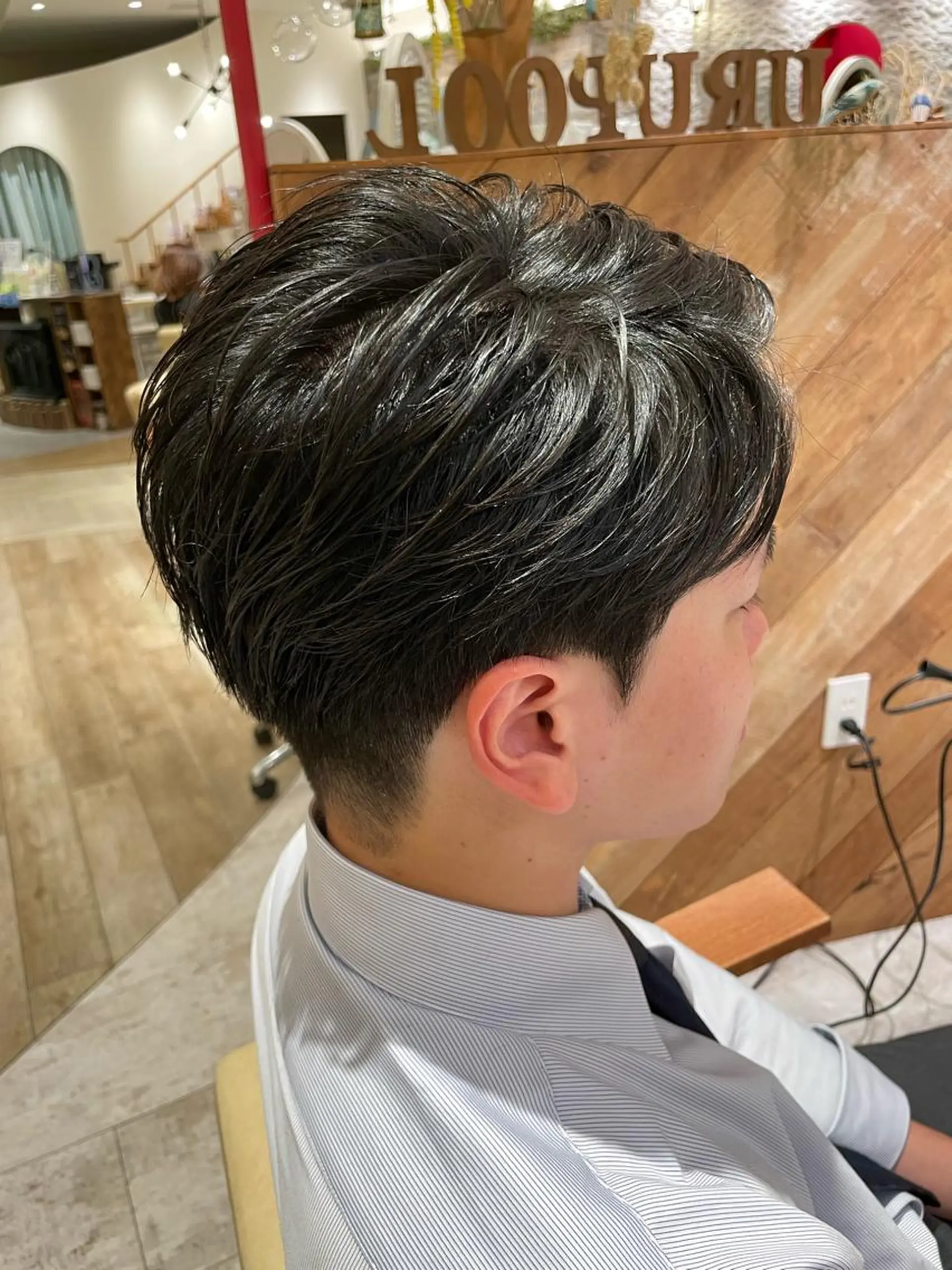 メンズ ビジネス 韓国風レイヤーカット 🇰🇷❕モカのヘアスタイル