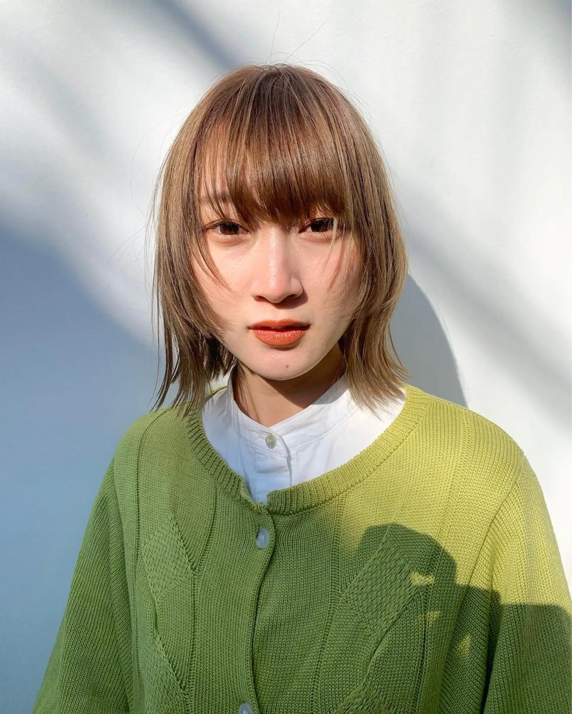 カラー ベージュカラー ブリーチ カット ヘアカラー トリートメント 山本 晶大のヘアスタイル