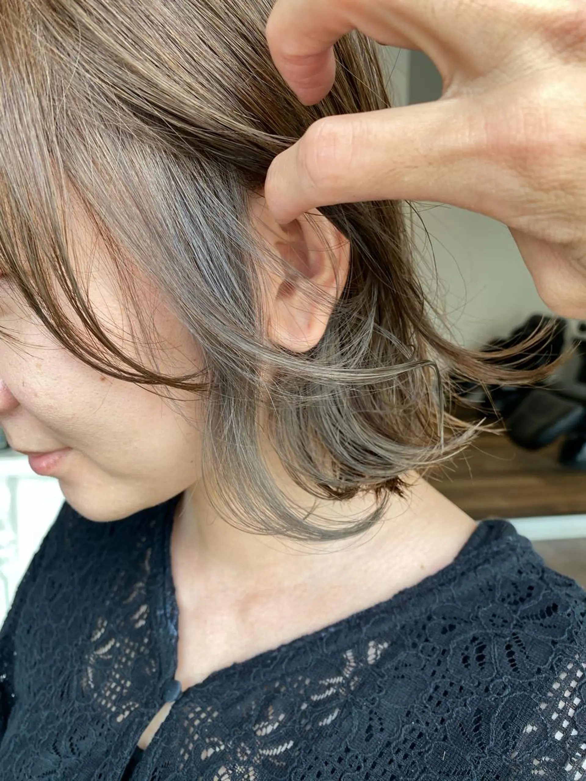 ショート カット ヘアカラー トリートメント 成松 勇治のヘアスタイル