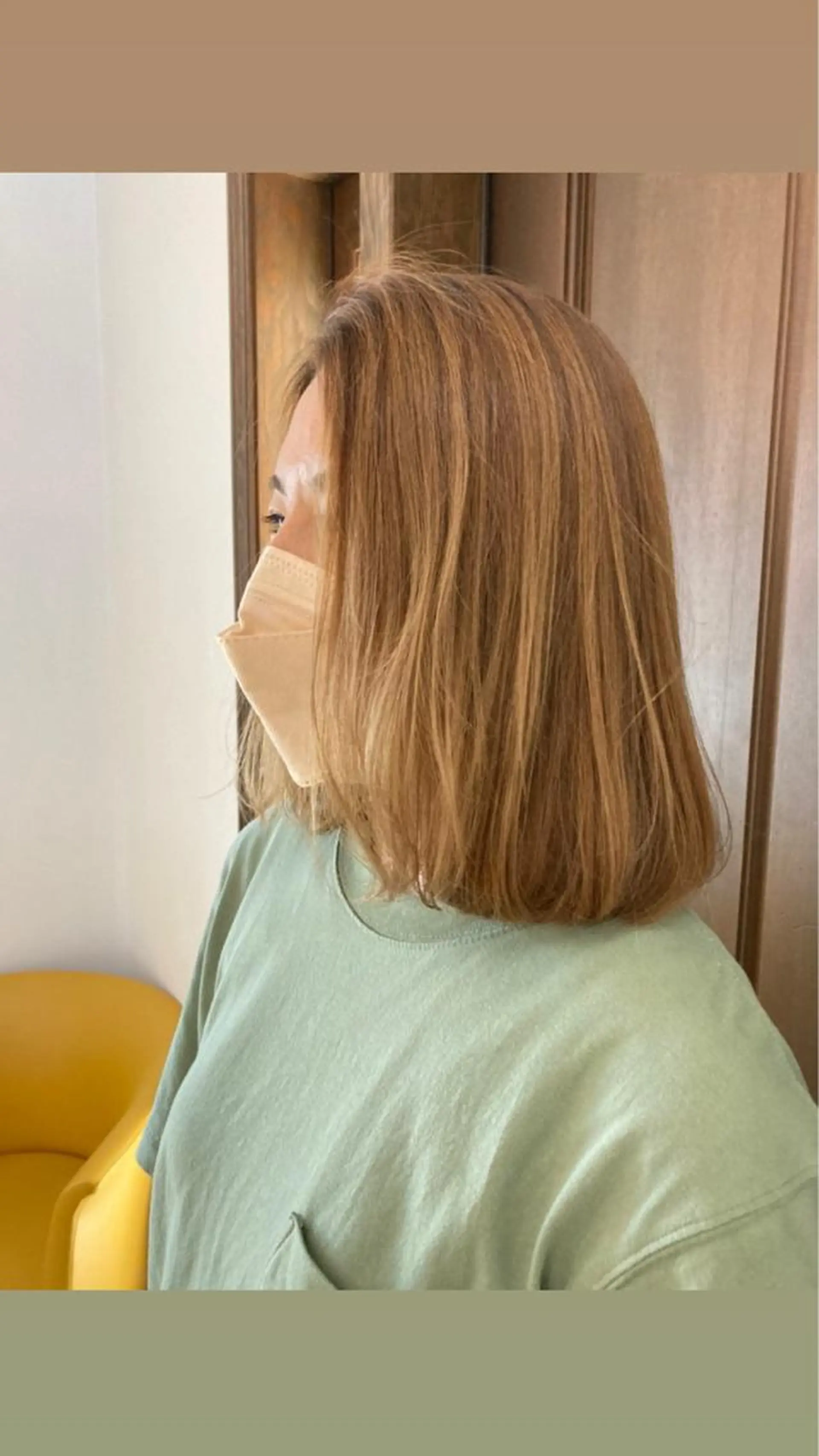 ミディアム 金子 歩実のヘアスタイル