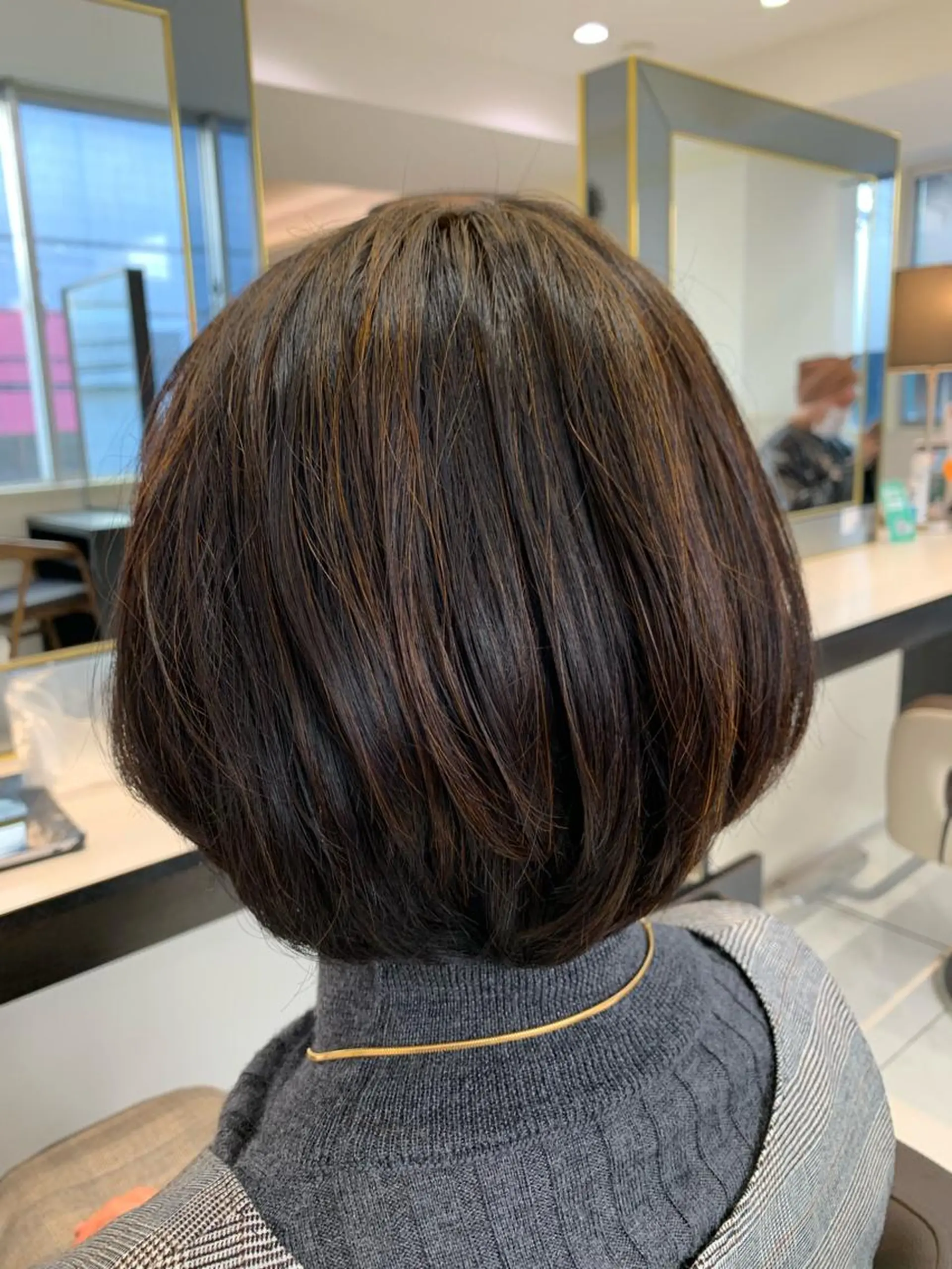 ショート カラー カット トリートメント 小田切 栄司のヘアスタイル