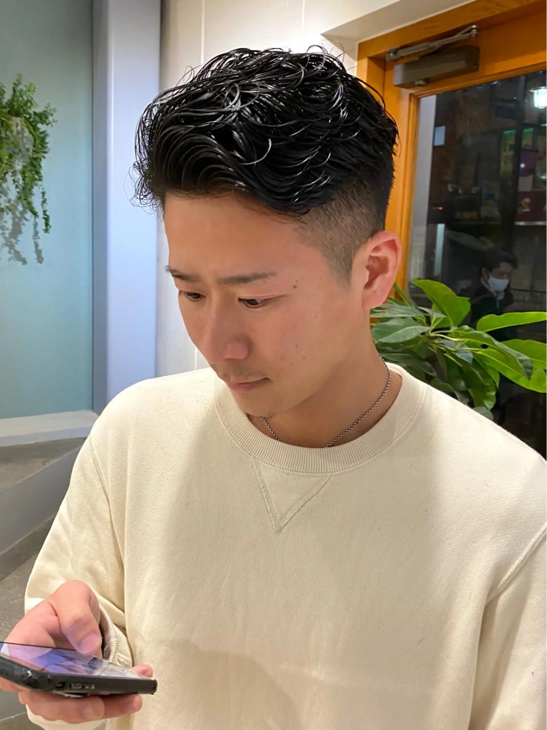 ショート パーマ メンズ メンズパーマ 村田 りょうやのヘアスタイル