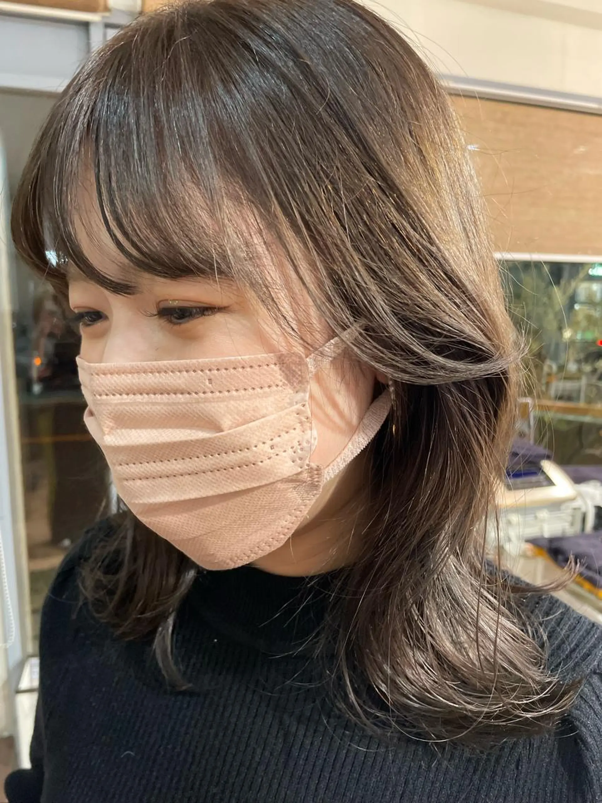 ミディアム カラー パーマ ☀️海外レイヤー 🇺🇸/ヒナコのヘアスタイル