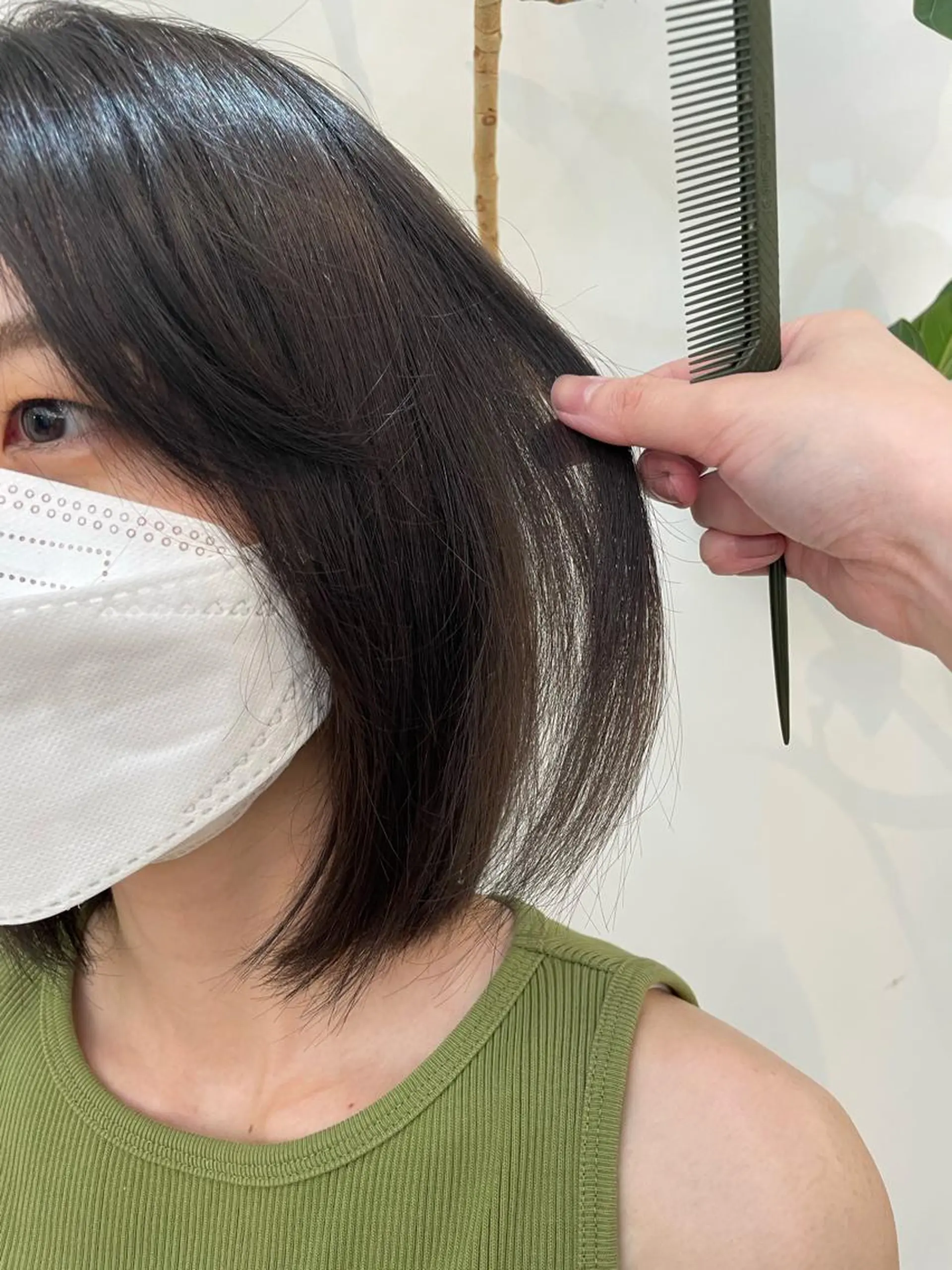 ミディアム カラー 塩谷 雪花のヘアスタイル