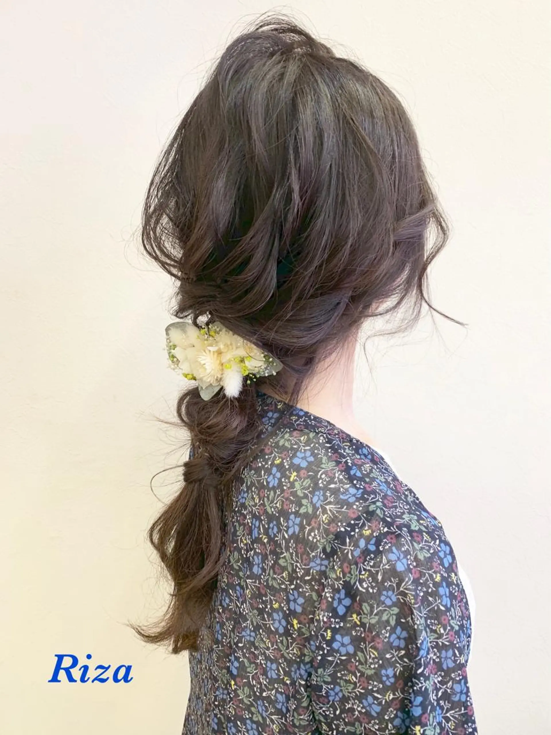 ヘアアレンジ 髪飾り HAIR MAKE Riza所属・谷口 弥生のヘアスタイル