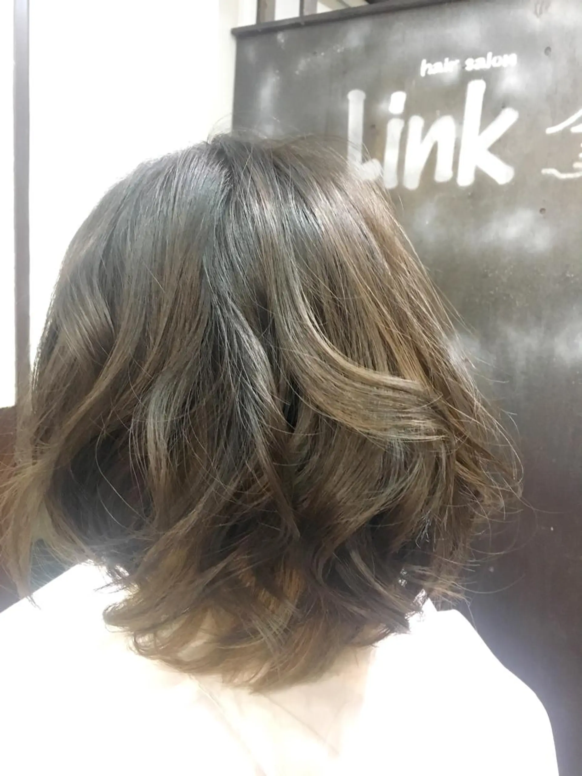 ショート カラー カット パーマ トリートメント hairsalon Linkのヘアスタイル