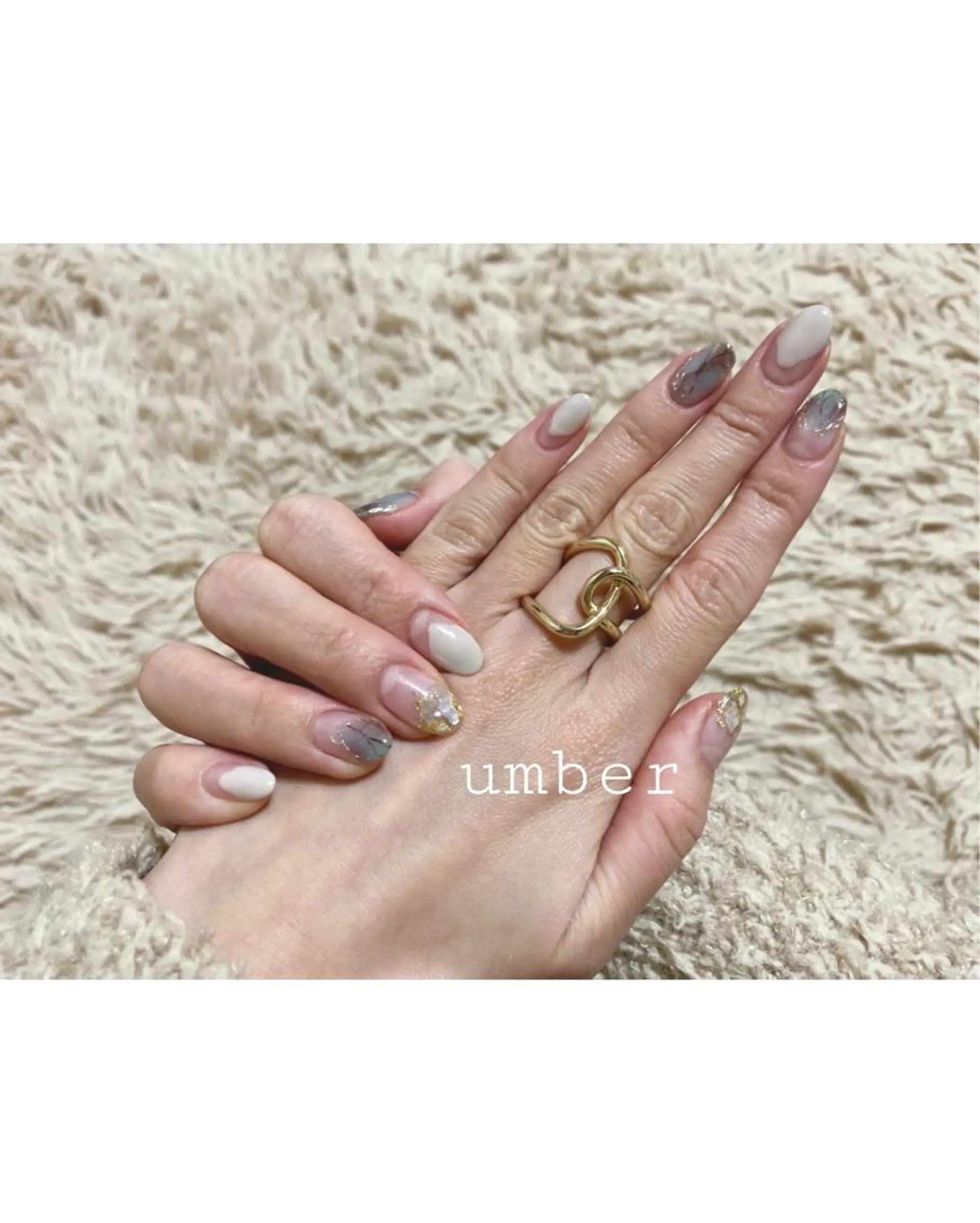 ネイル クリアネイル フットネイル フレンチネイル マグネットネイル メンズネイル ハンドネイル umber 三茶1分のネイルデザイン
