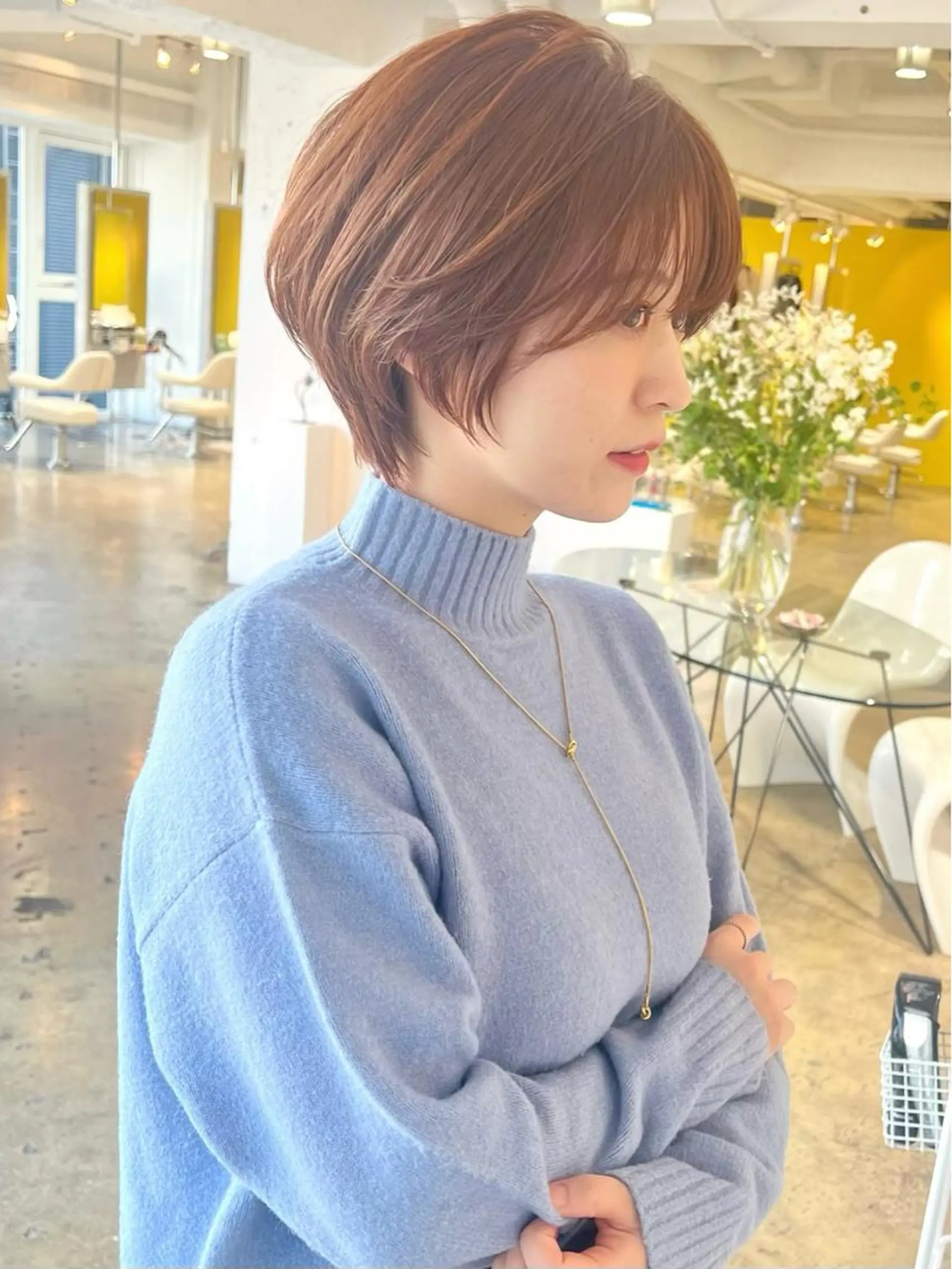 ショート ショート/ボブ/縮毛 三上達大のヘアスタイル