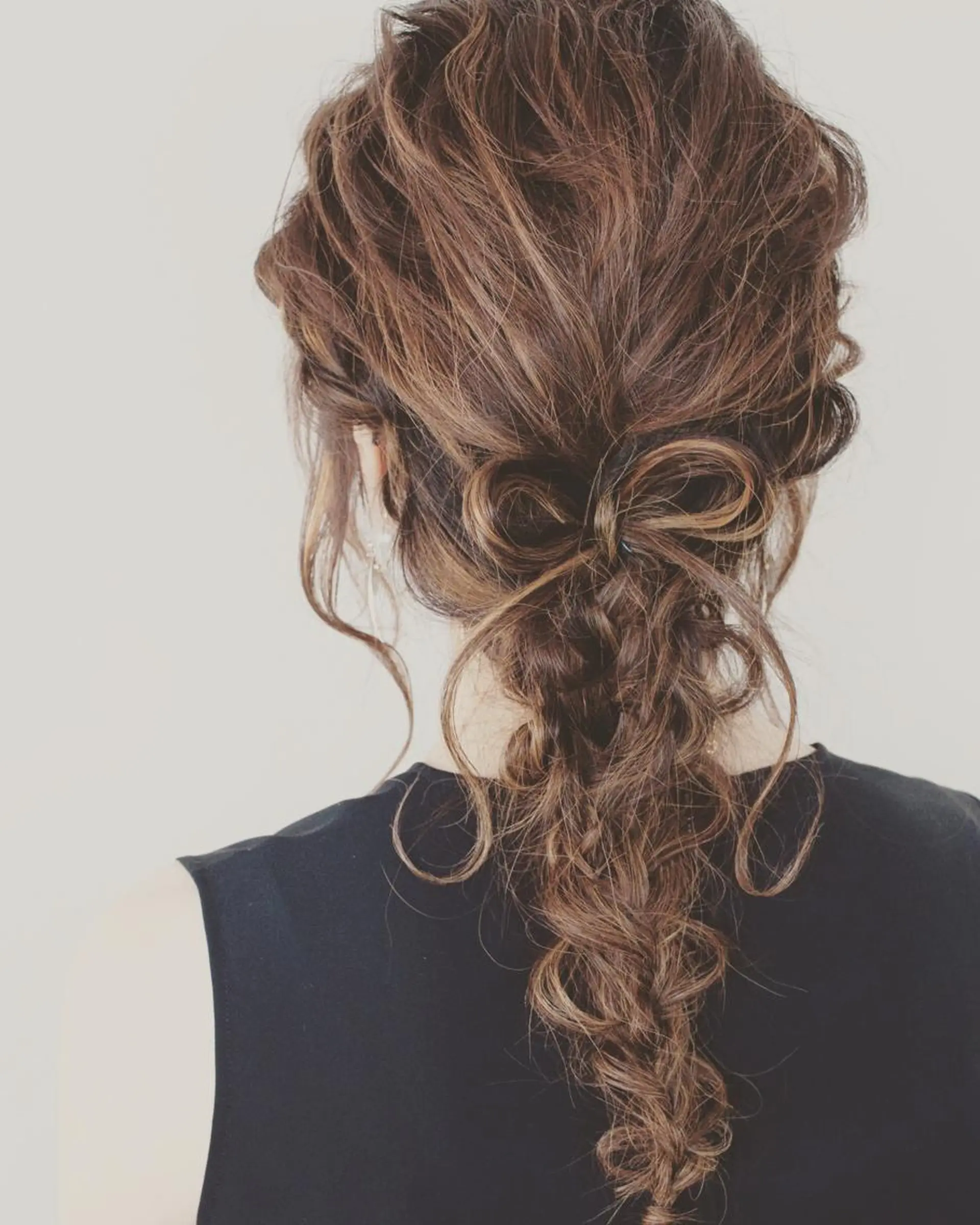 セミロング カラー ヘアアレンジ Mariana/ 鶴原-ハイライトのヘアスタイル