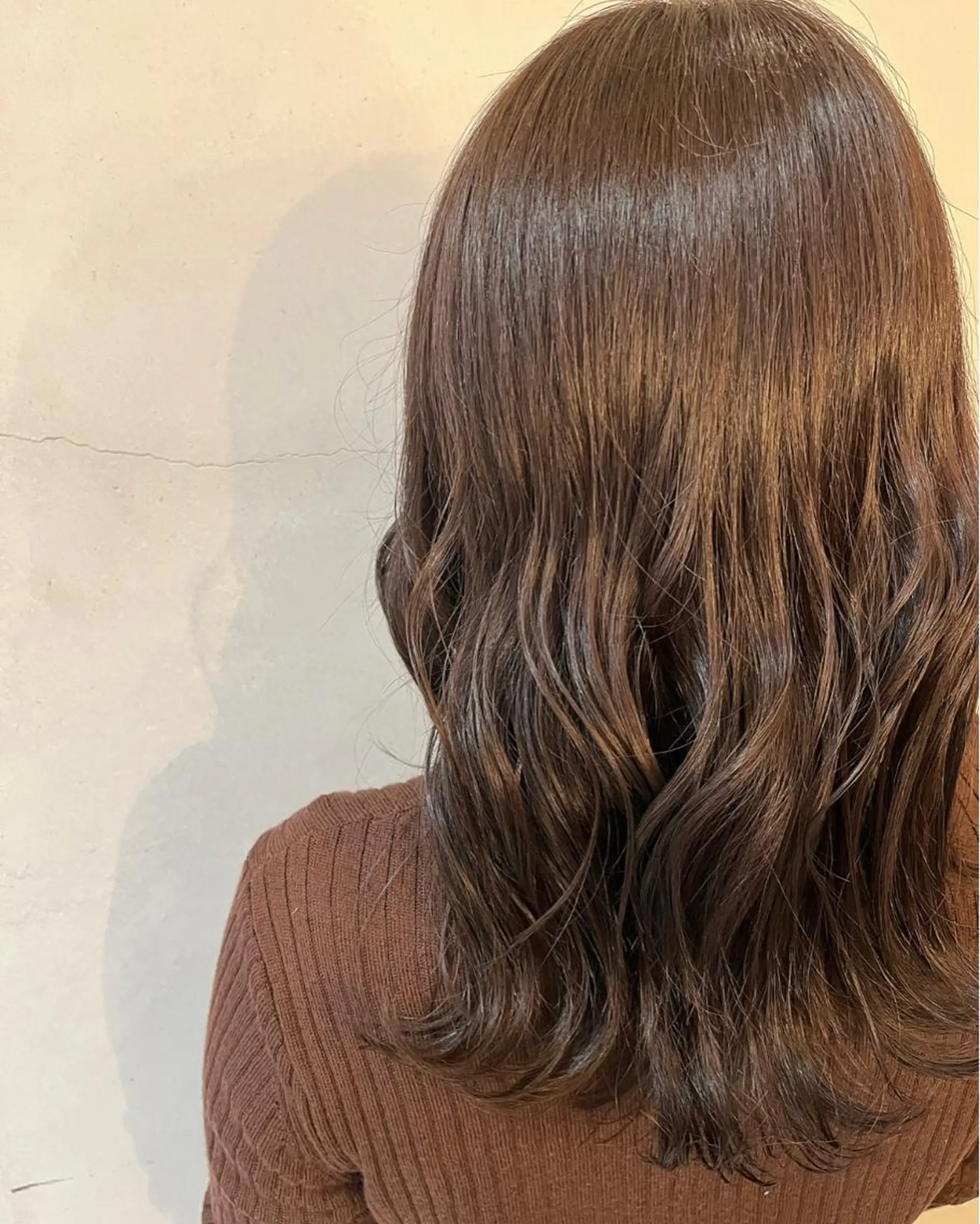 セミロング カラー 仲村 夏希のヘアスタイル