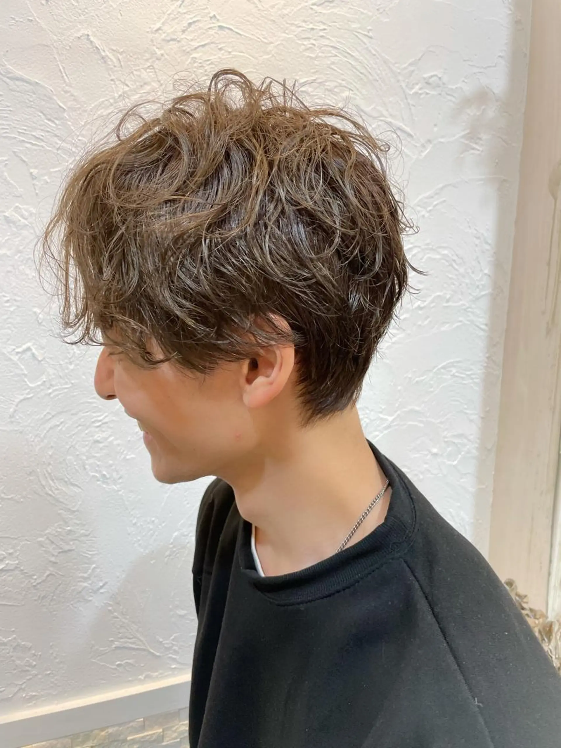 ショート カラー メンズ マッシュ ベージュカラー カット ヘアカラー トリートメント メンズ特化🟡個室 口コミ高評価🟡三澤のヘアスタイル