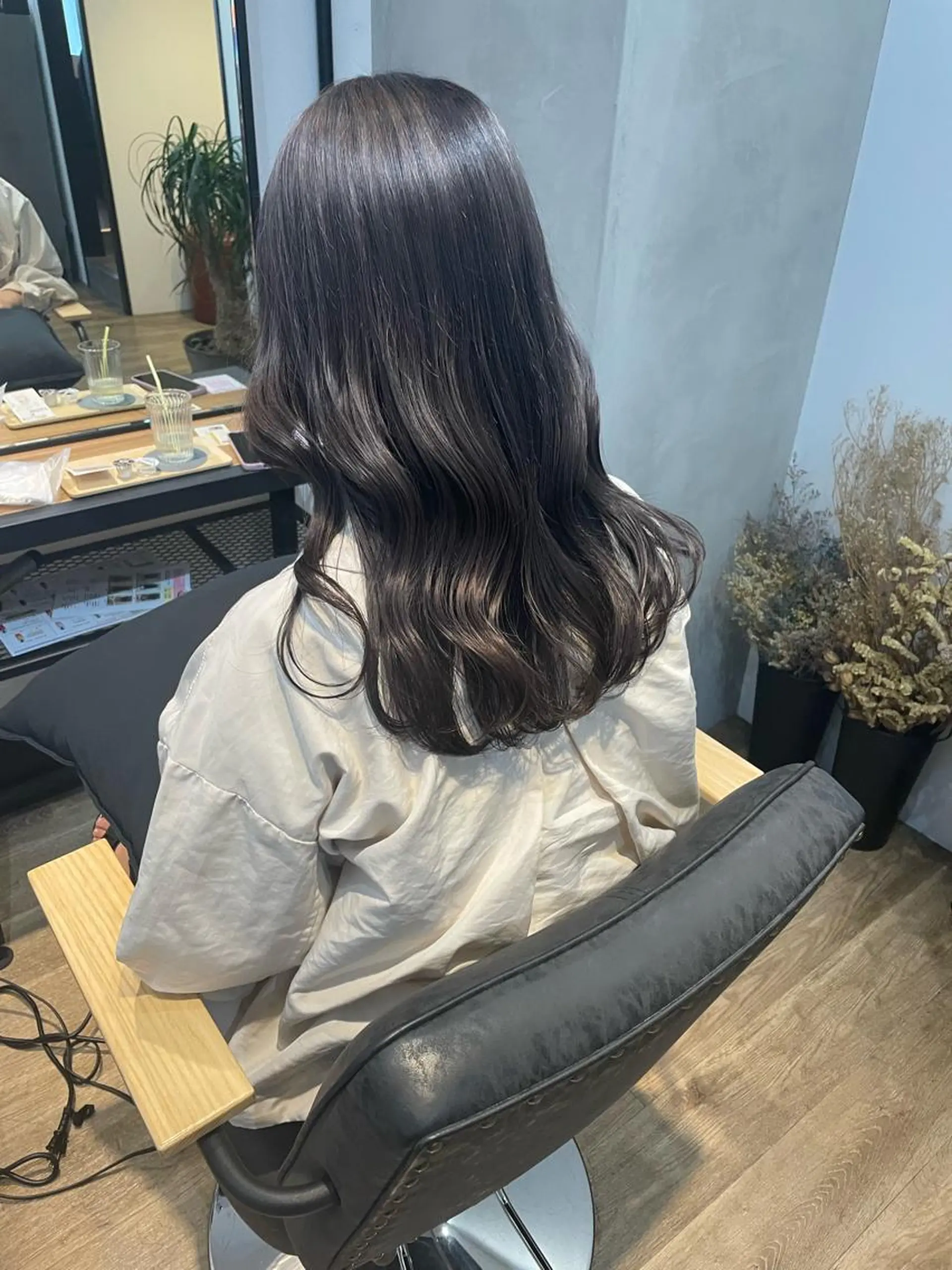 ロング カラー ヘアアレンジ 透明感カラー ヘアカラー トリートメント coco♡ 韓国hairのヘアスタイル