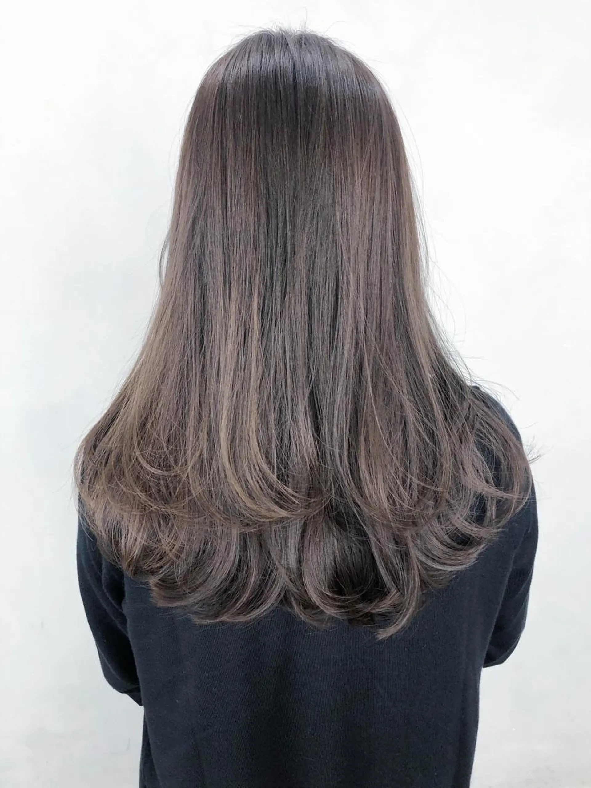 セミロング カラー パーマ ヘアアレンジ アッシュ ITbyALBUM 浦和店のヘアスタイル