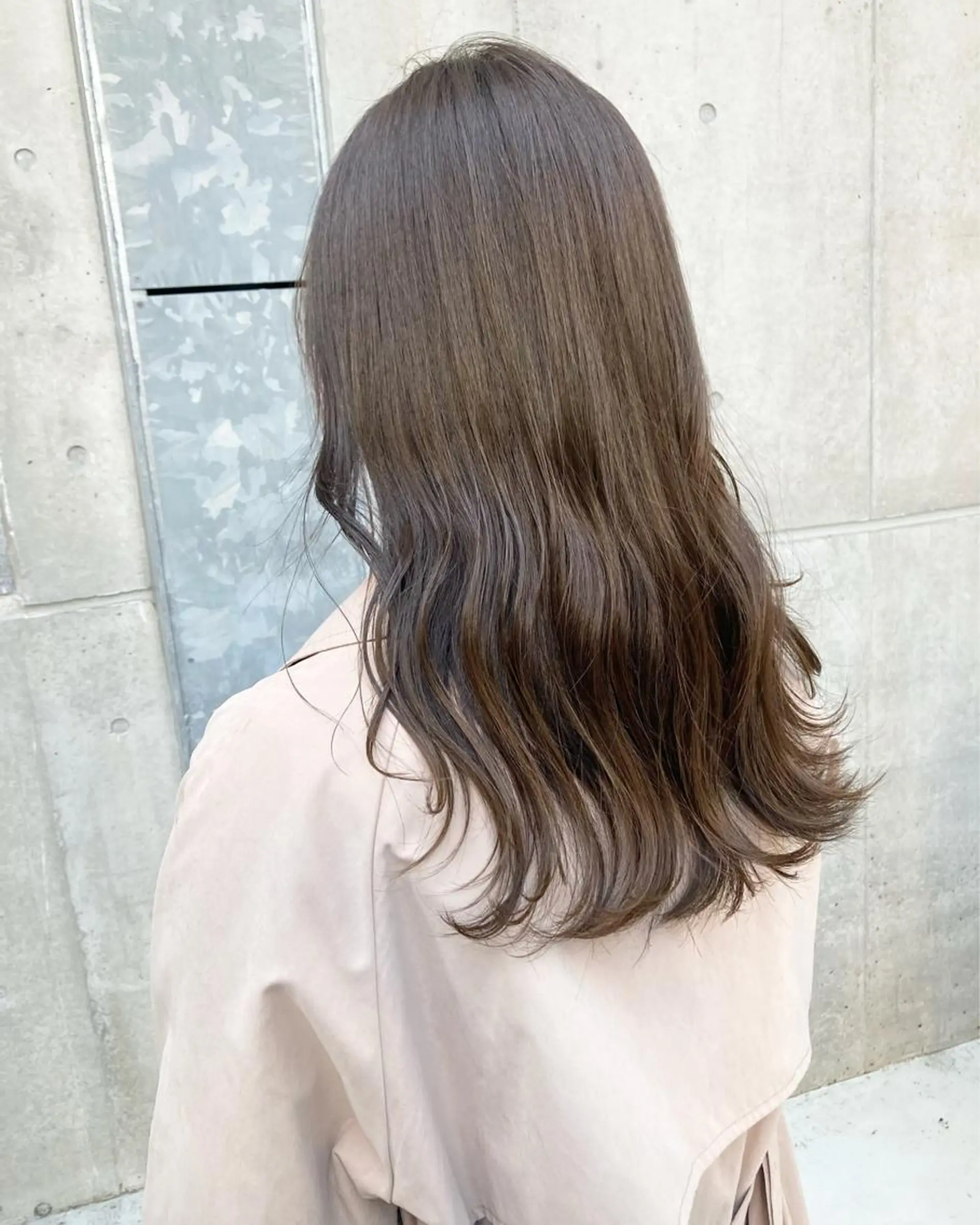 ロング ヘアカラー トリートメント ✨色持ちの良い艶 カラー✨蟹江真世のヘアスタイル