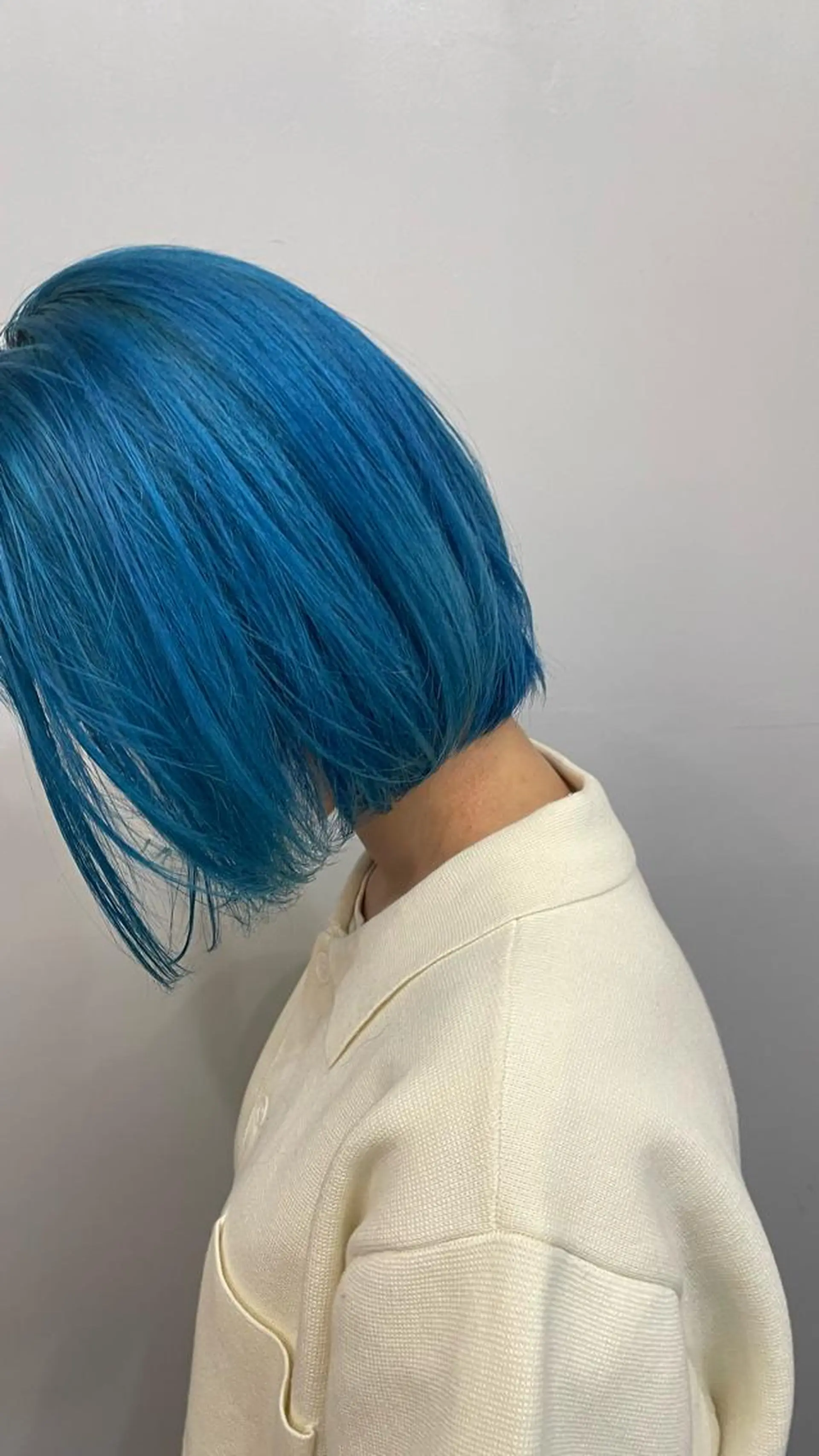 ショート カラー ヘアアレンジ ブルーカラー 💐ナチュラルヘア Kroda💐のヘアスタイル