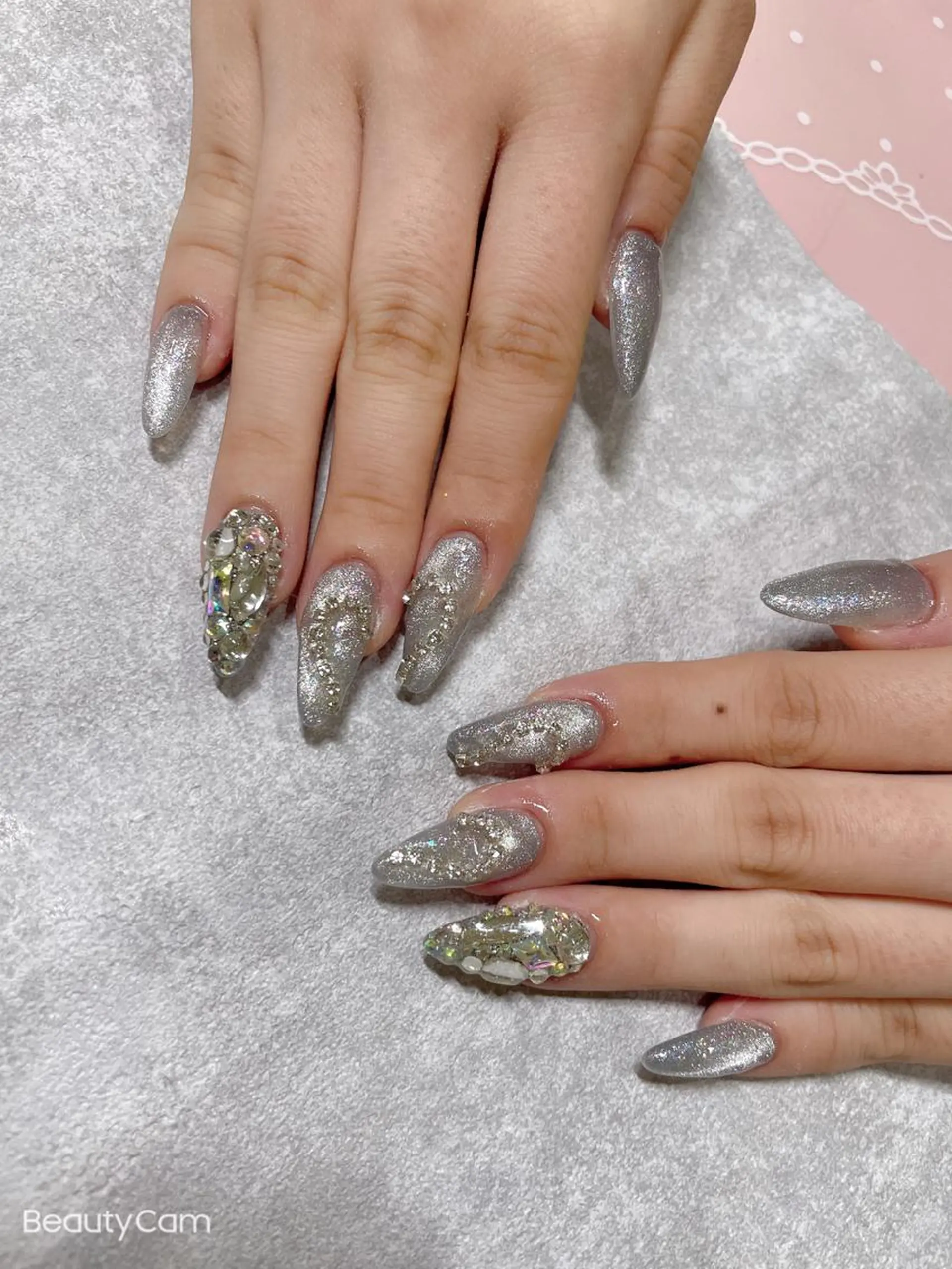 セミロング ネイル 《LB》ラブリエ Nail&eyeのマツエク・マツパデザイン